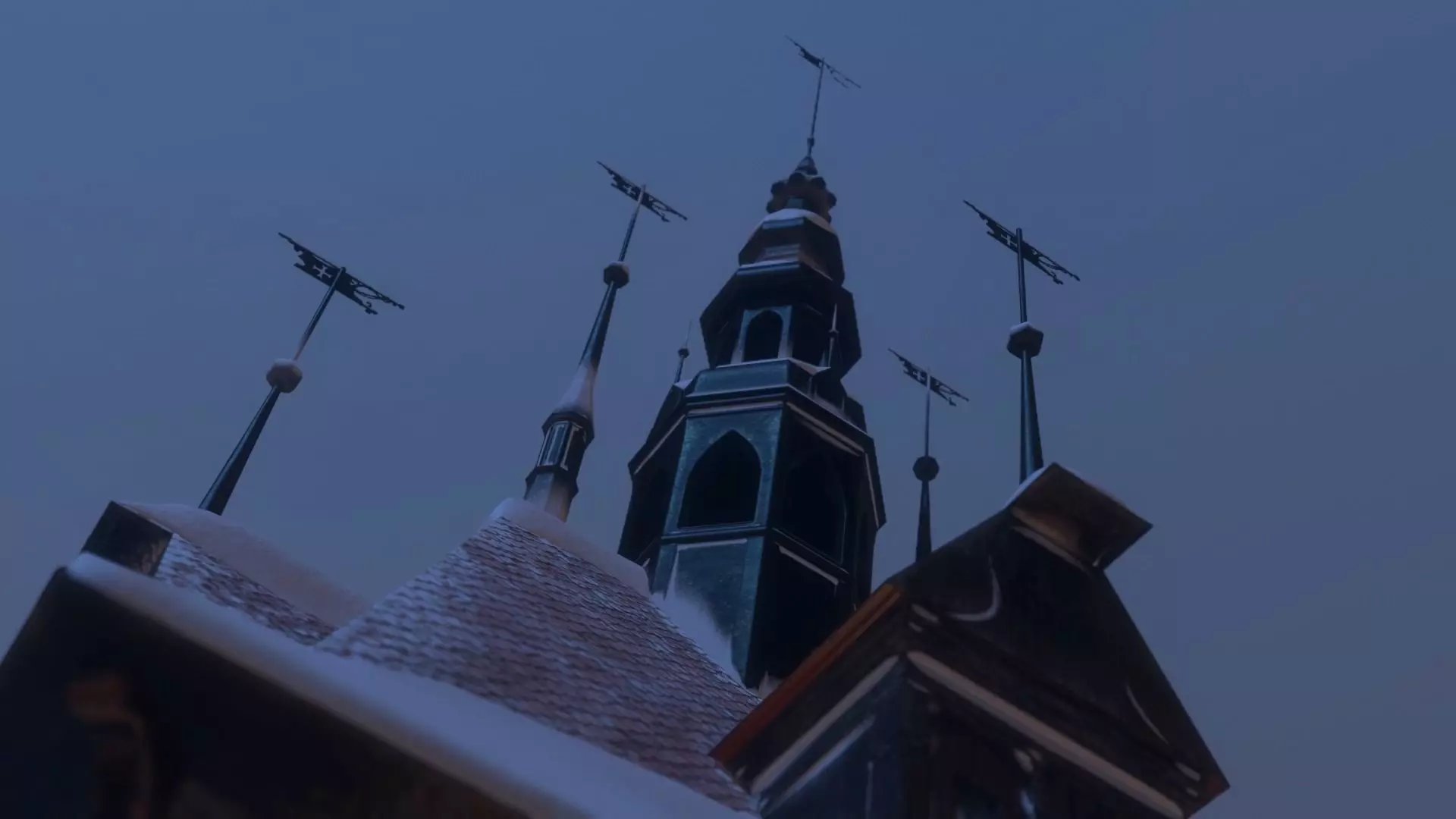 Town Square Christmas 3D model 3D model_27