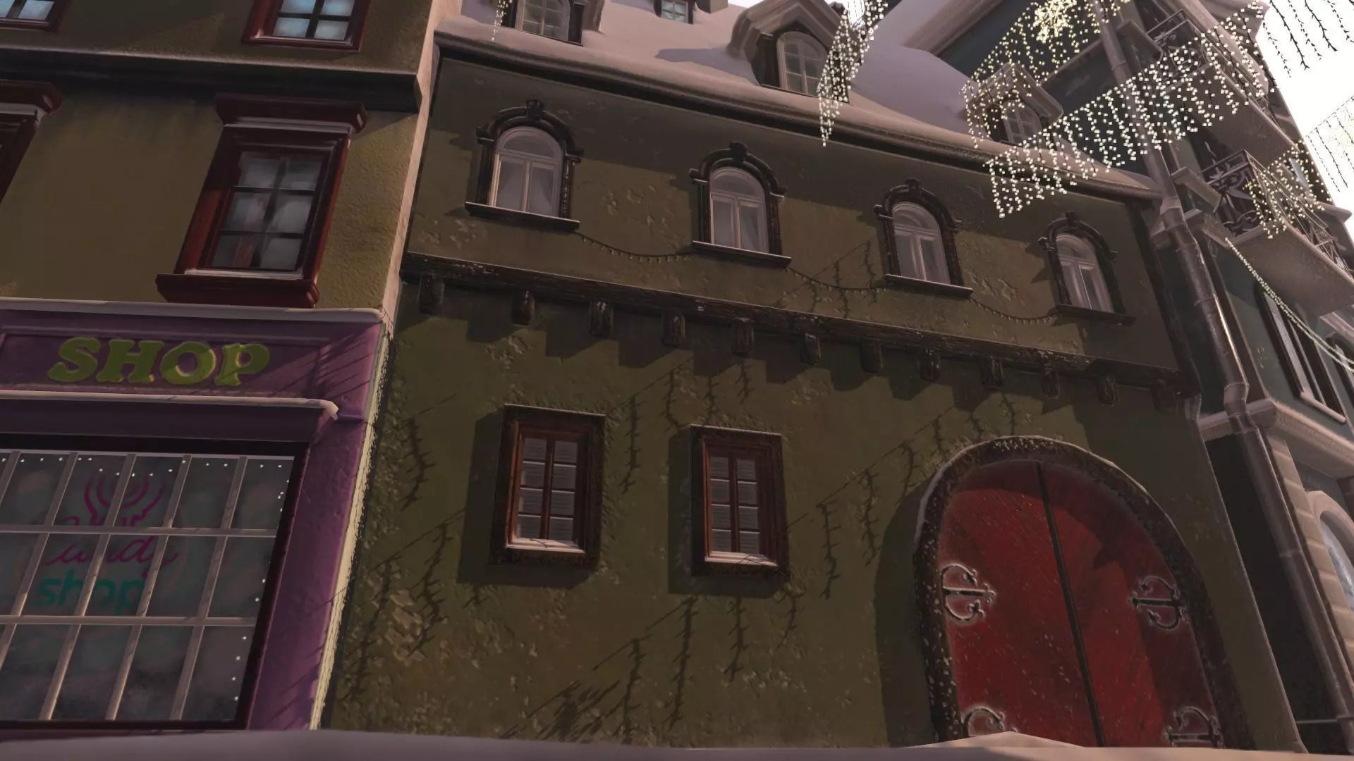 Town Square Christmas 3D model 3D model_39