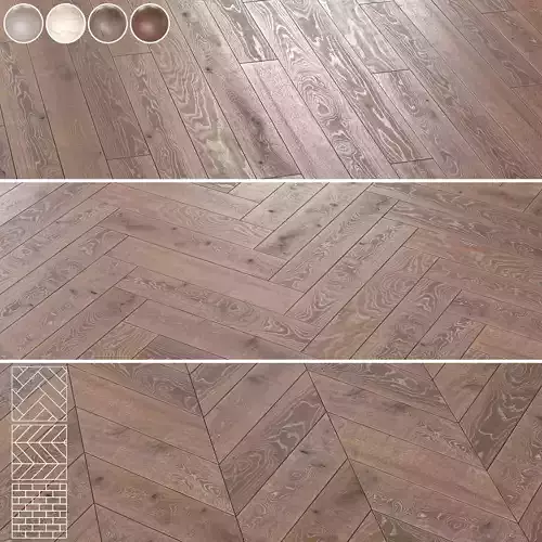 Boen Parquet Wood Floor Collection - 5 Layouts -Set 07