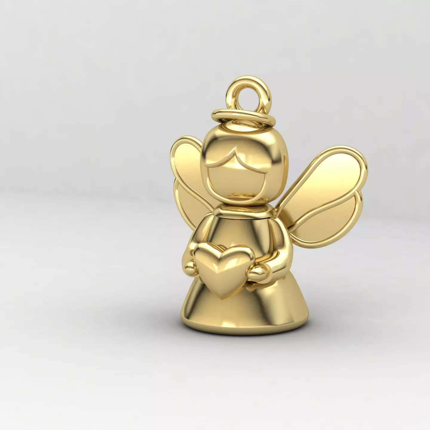 Angel pendant 01 3D print model