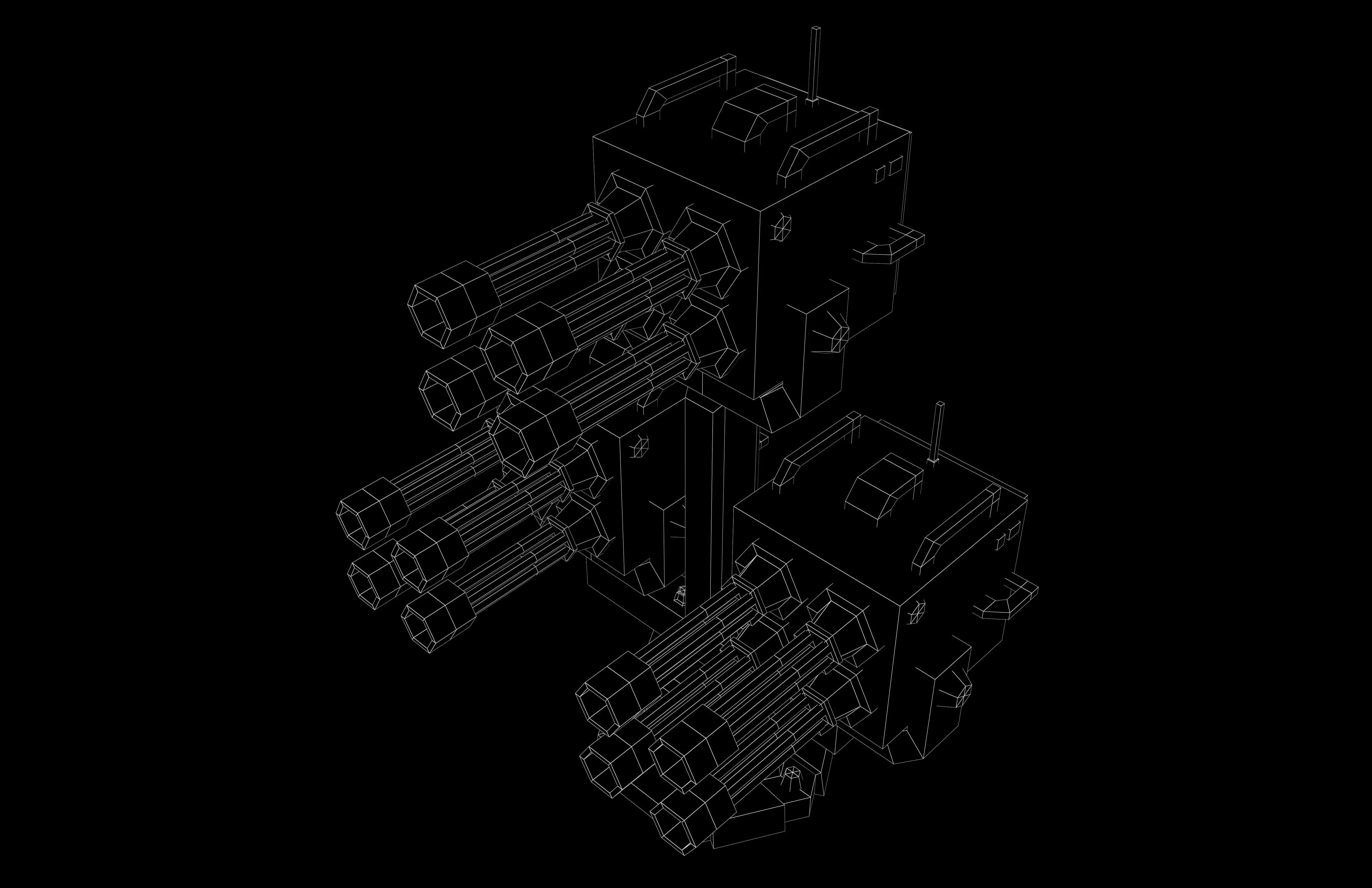 Tower Defence Mechanical v6 002 Low-poly 3D model_6