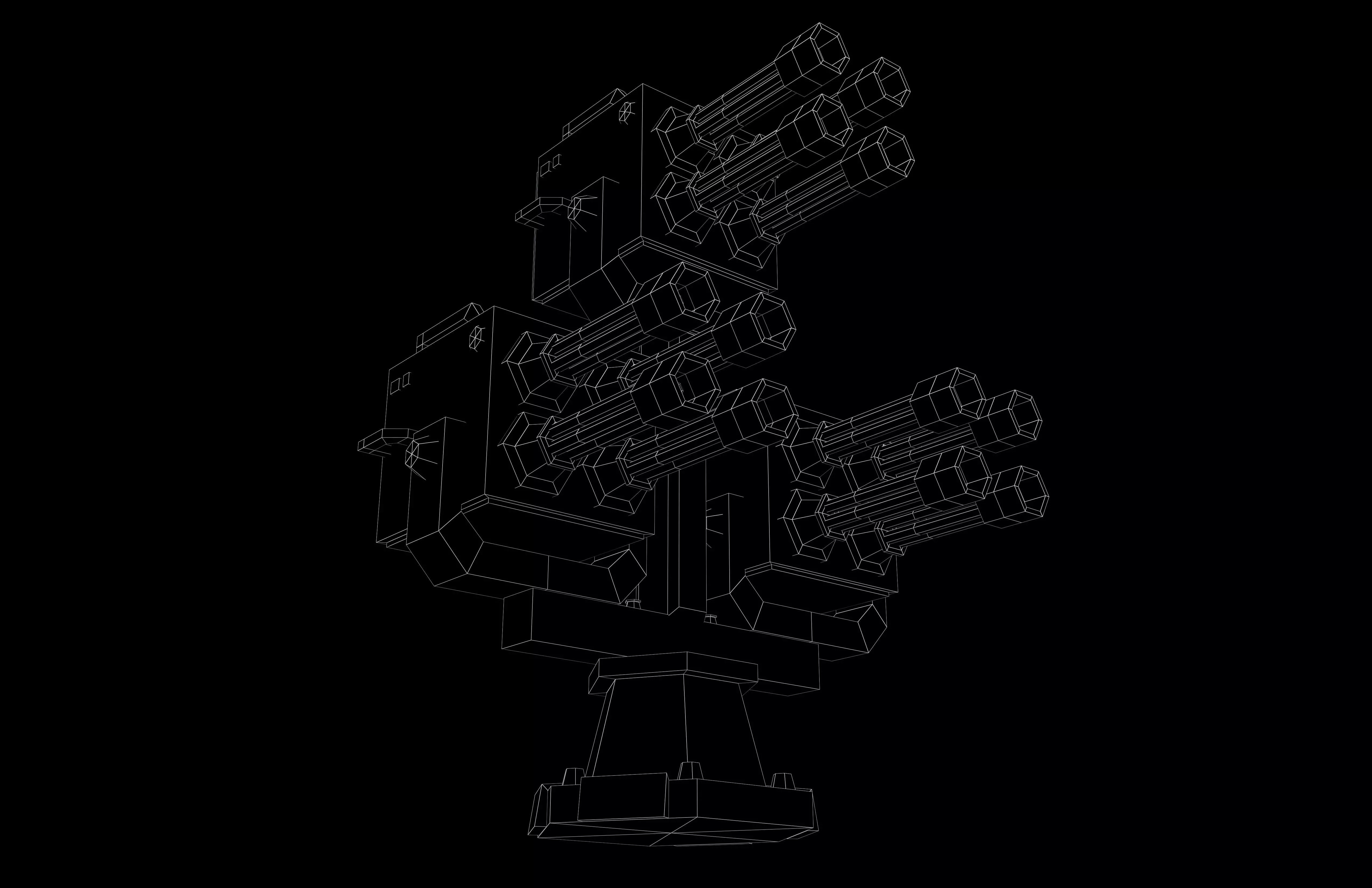 Tower Defence Mechanical v6 002 Low-poly 3D model_7