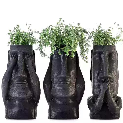 Easter Island Planter