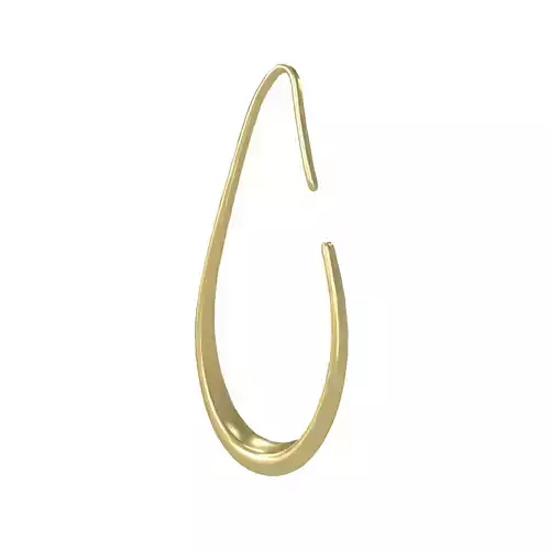 Water Drops Shape Earring v1 001