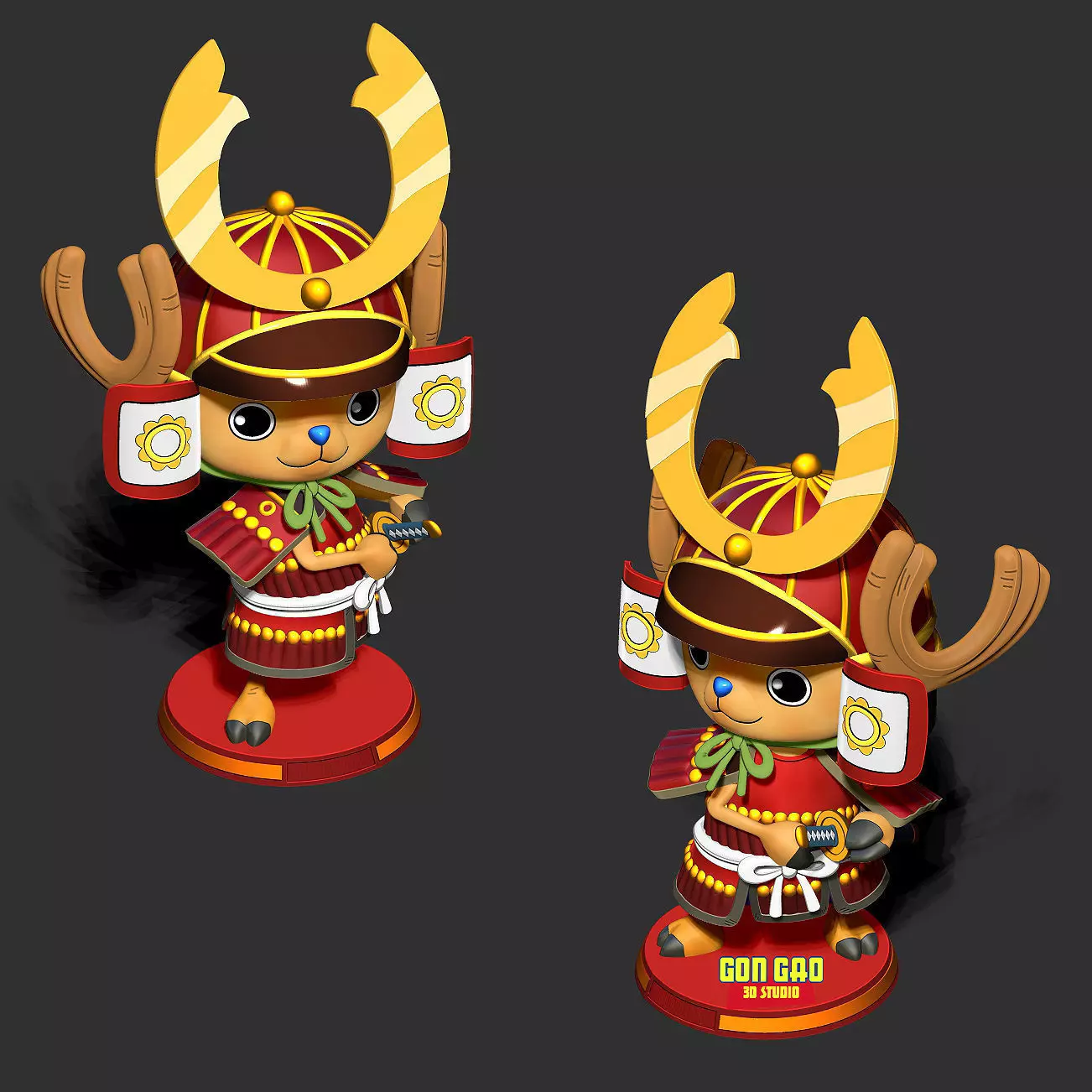 Chopper Onigashima 3D print model_3