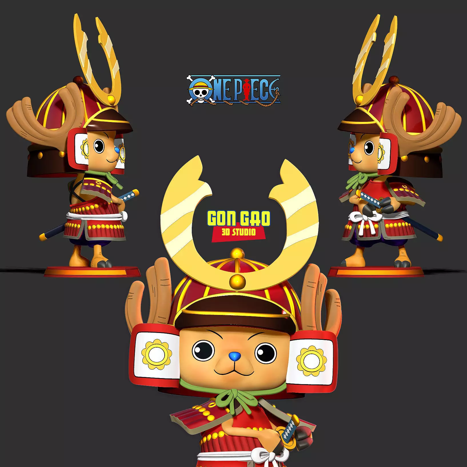 Chopper Onigashima 3D print model_1