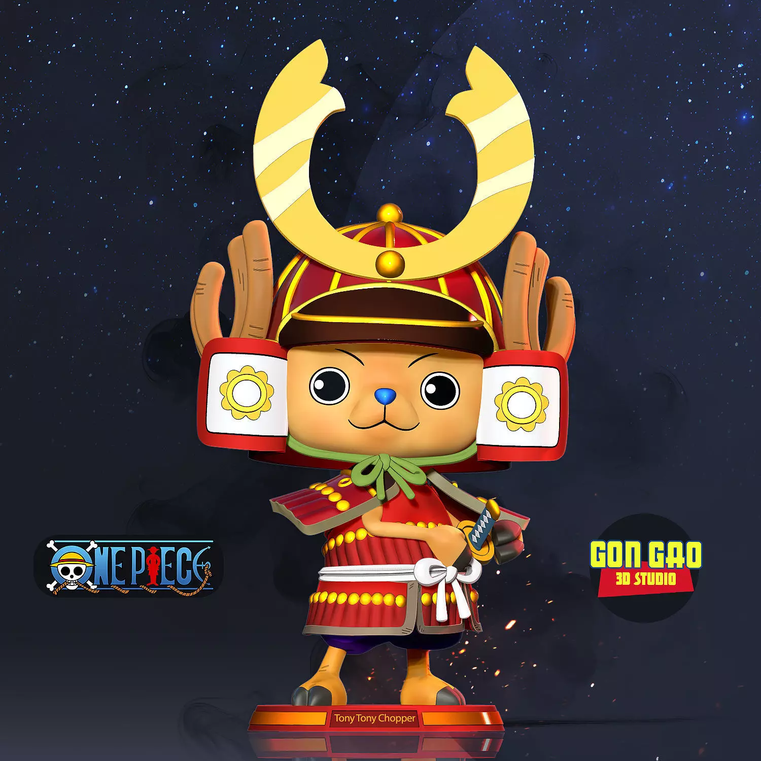 Chopper Onigashima 3D print model_0