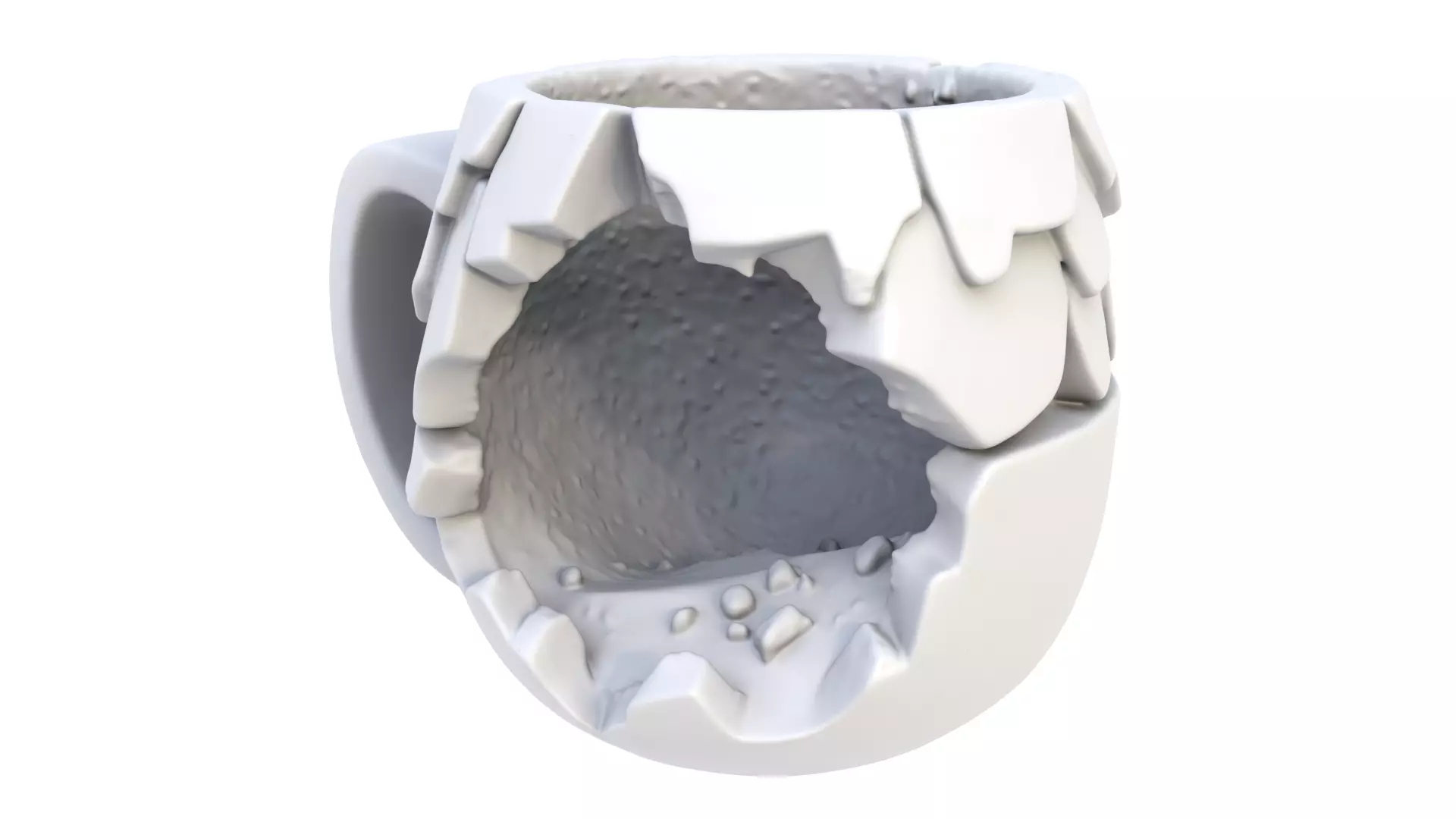 Mug broken 3D model