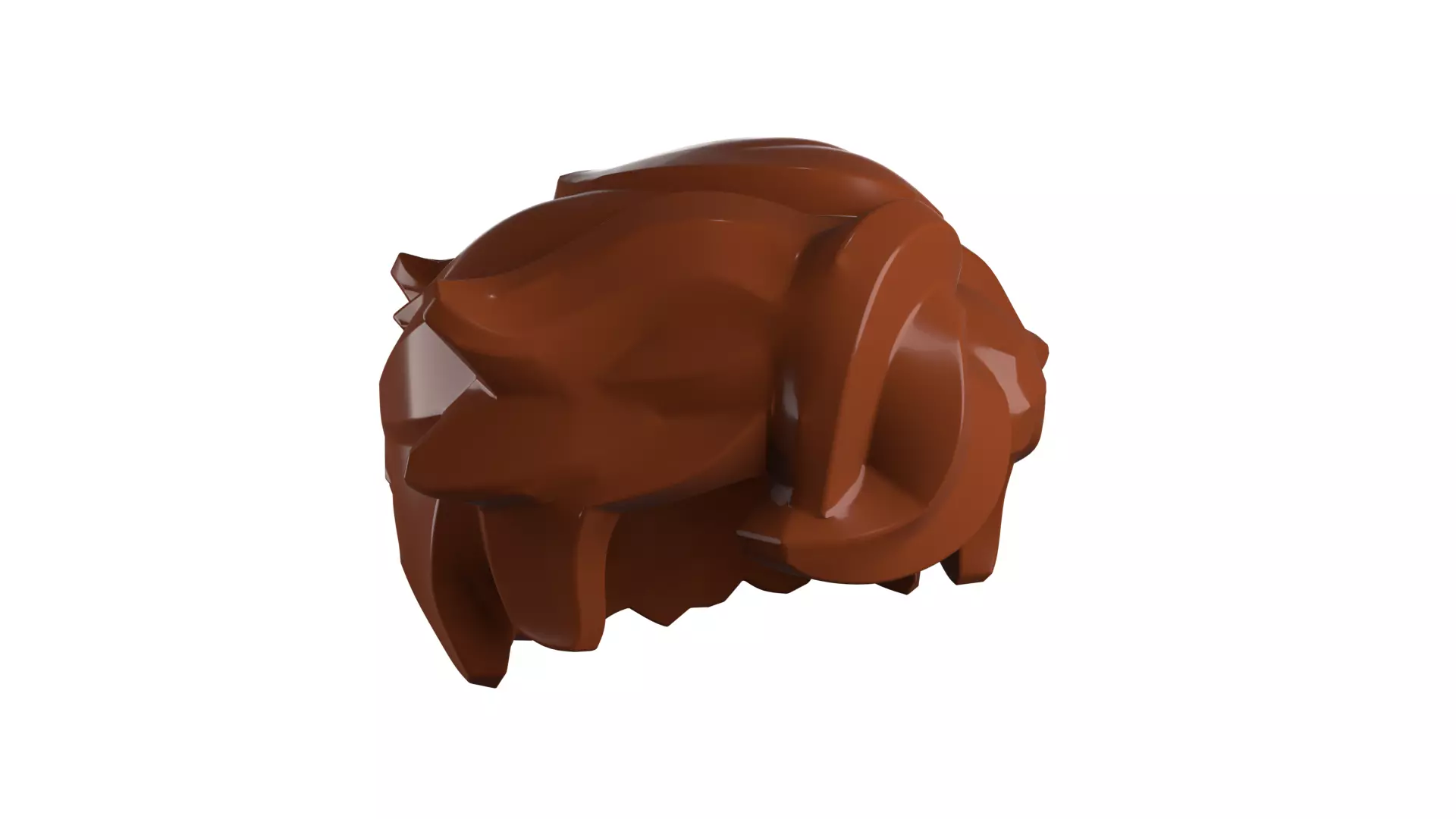 Custom3Dprint Minifigure Accessory - Minifigure Hair S2 - 072 3D print model_12