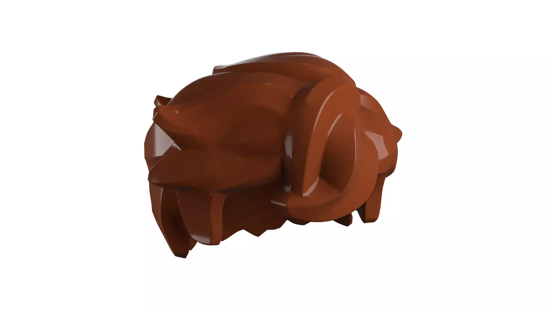 Custom3Dprint Minifigure Accessory - Minifigure Hair S2 - 072 3D print model_11