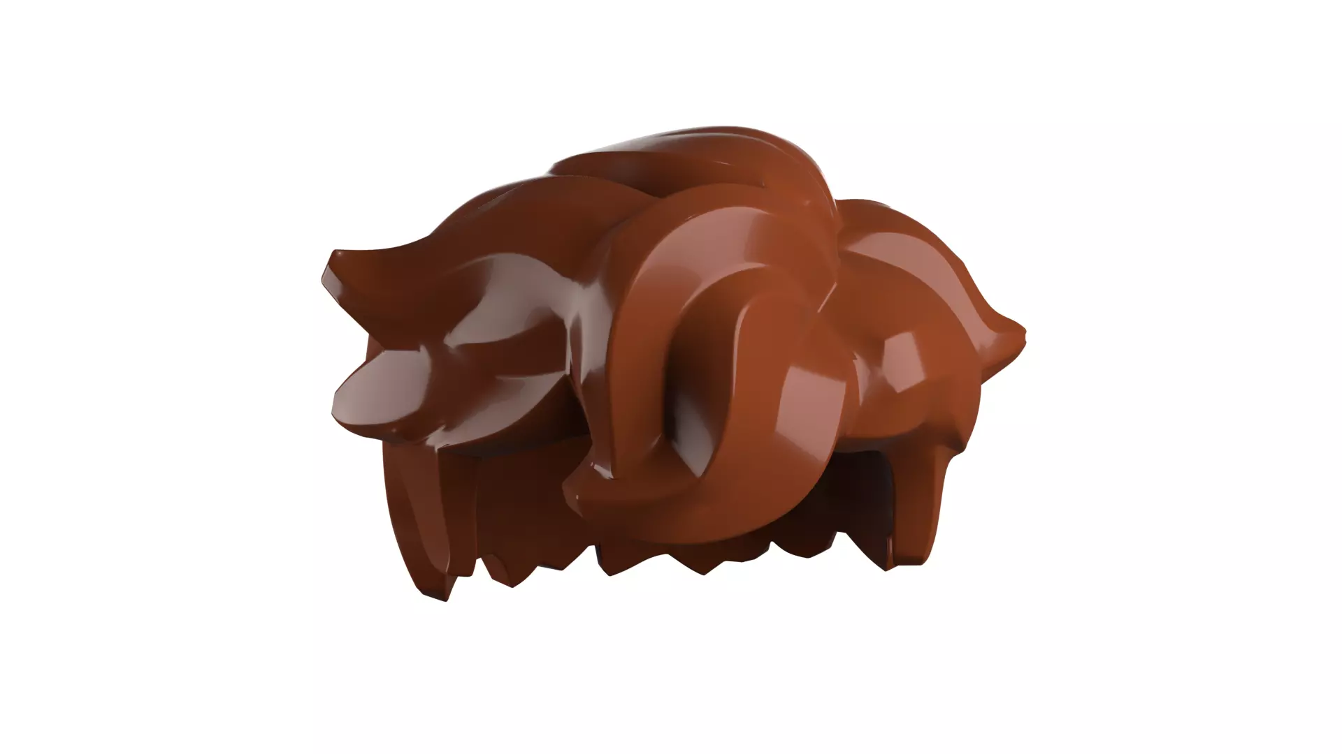 Custom3Dprint Minifigure Accessory - Minifigure Hair S2 - 072 3D print model_6