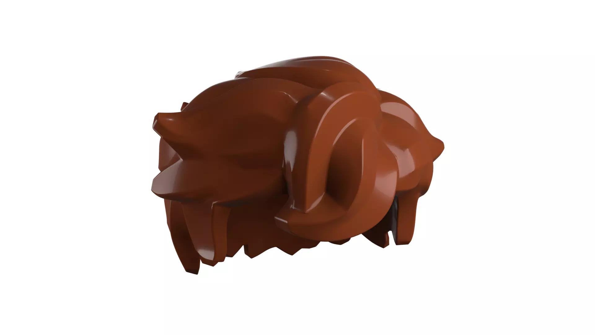 Custom3Dprint Minifigure Accessory - Minifigure Hair S2 - 072 3D print model_9