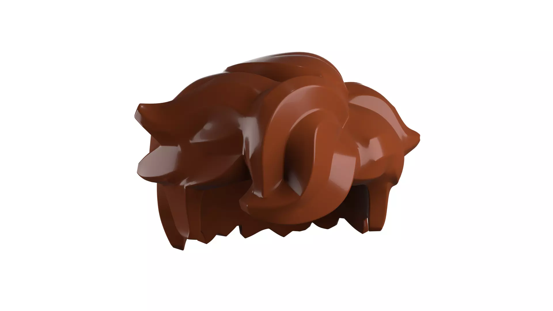 Custom3Dprint Minifigure Accessory - Minifigure Hair S2 - 072 3D print model_7