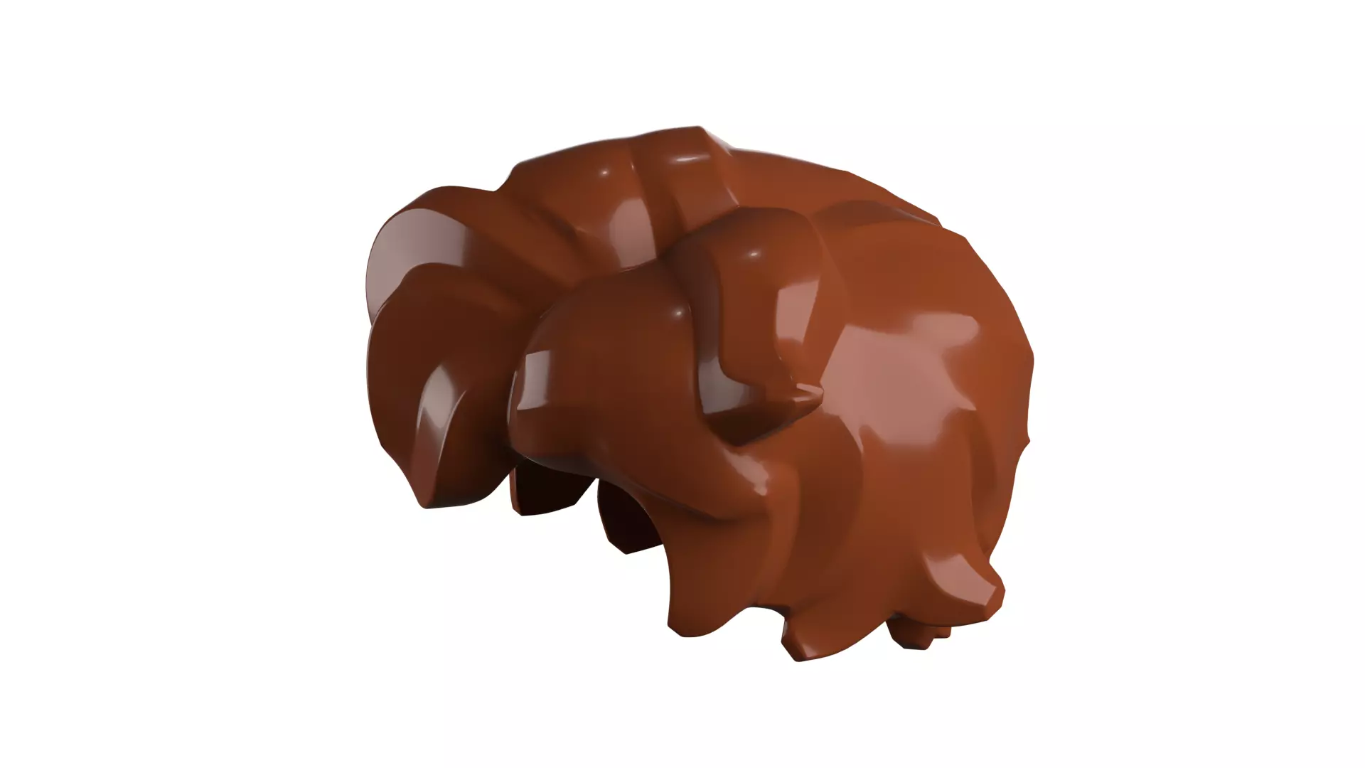 Custom3Dprint Minifigure Accessory - Minifigure Hair S2 - 072 3D print model_72