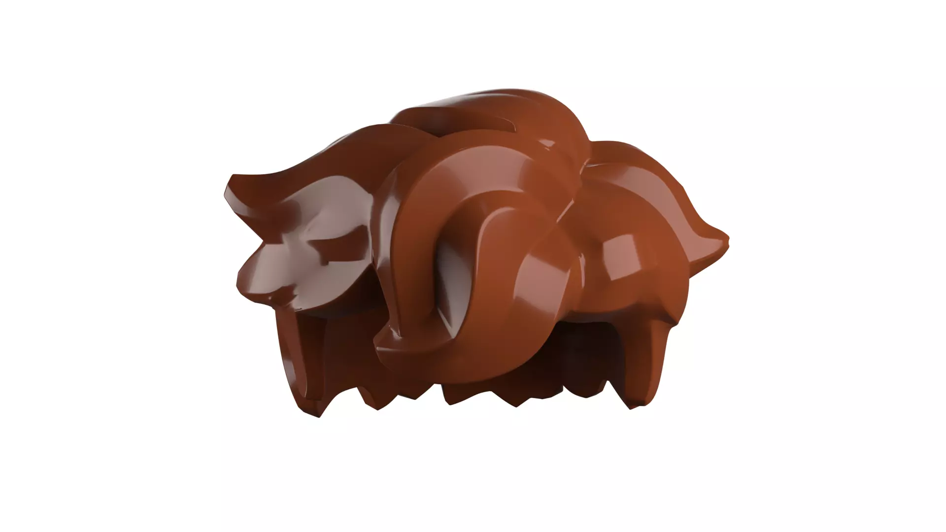 Custom3Dprint Minifigure Accessory - Minifigure Hair S2 - 072 3D print model_4