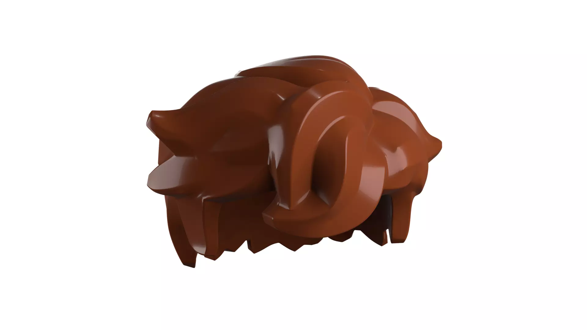 Custom3Dprint Minifigure Accessory - Minifigure Hair S2 - 072 3D print model_8