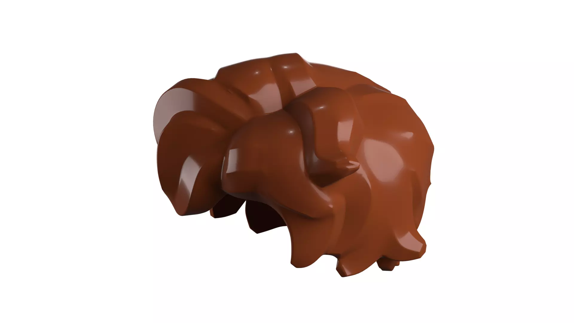 Custom3Dprint Minifigure Accessory - Minifigure Hair S2 - 072 3D print model_73