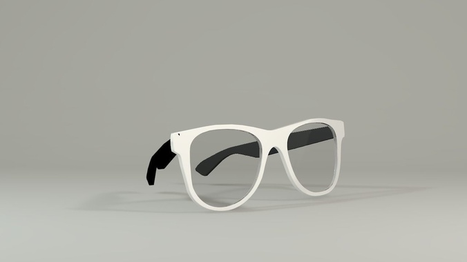 Spectacle 3D Model pair of glasses Free 3D model