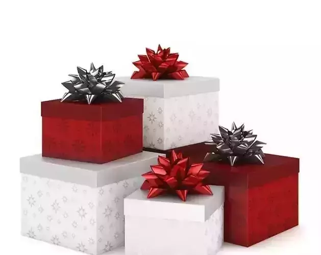 Christmas Presents 4 3D model 3D model