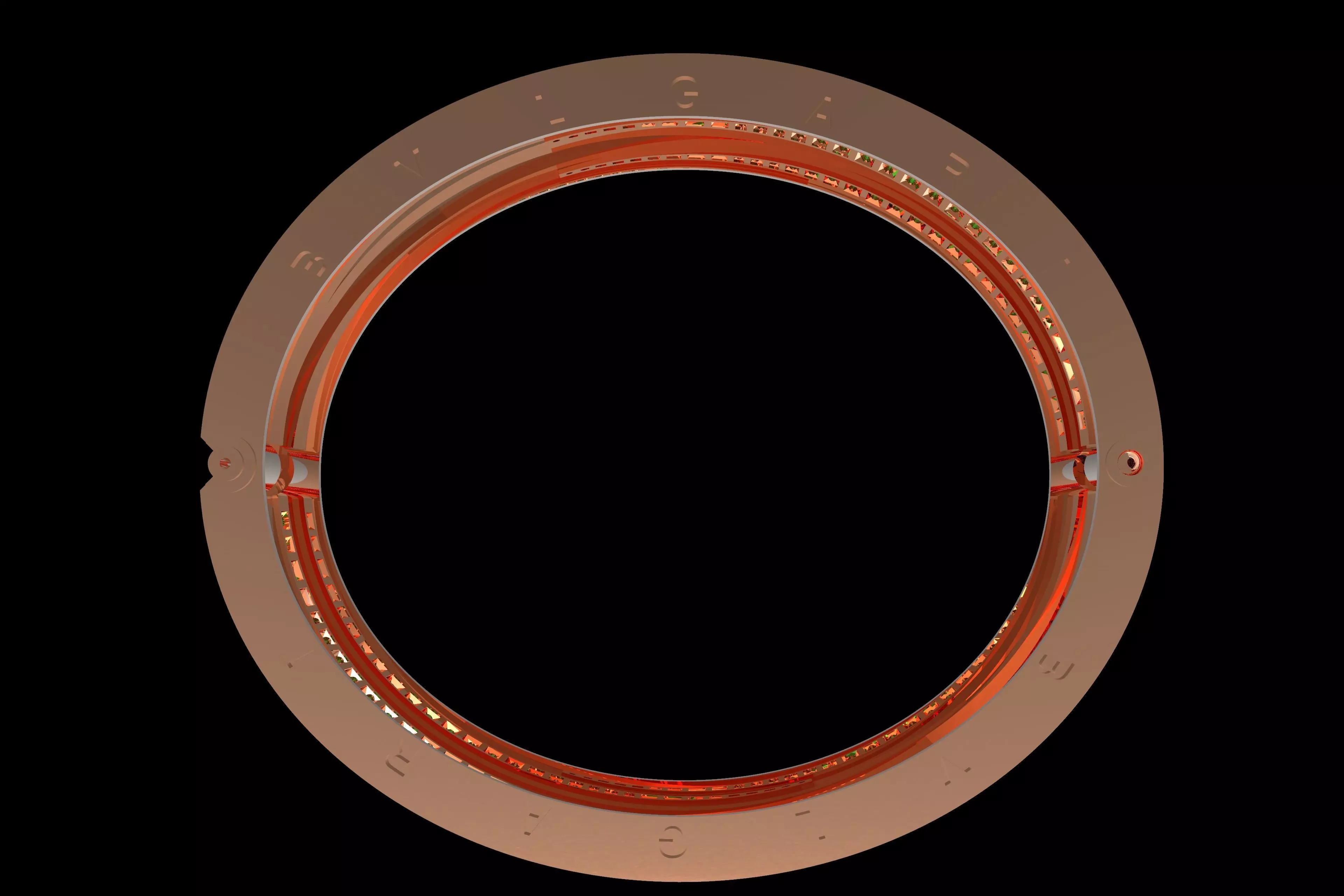 Bulgari Rose And Diamond Bracelet 3D print model_7