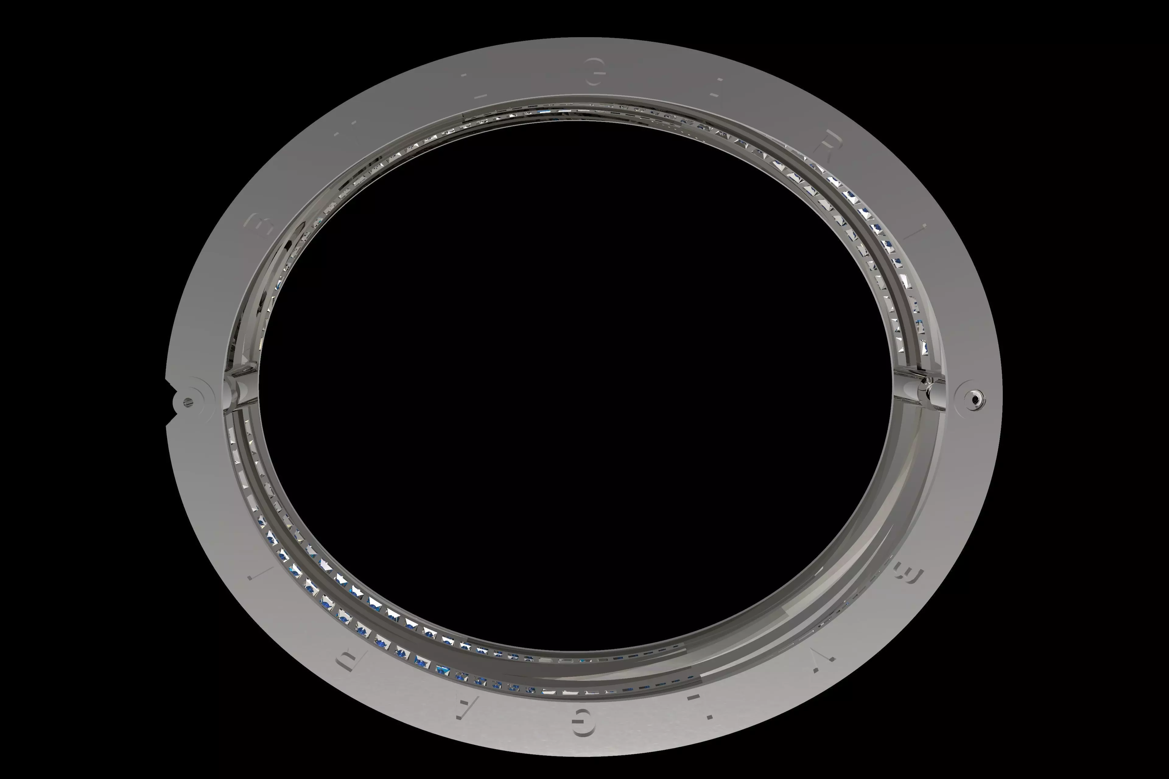 Bulgari Rose And Diamond Bracelet 3D print model_11