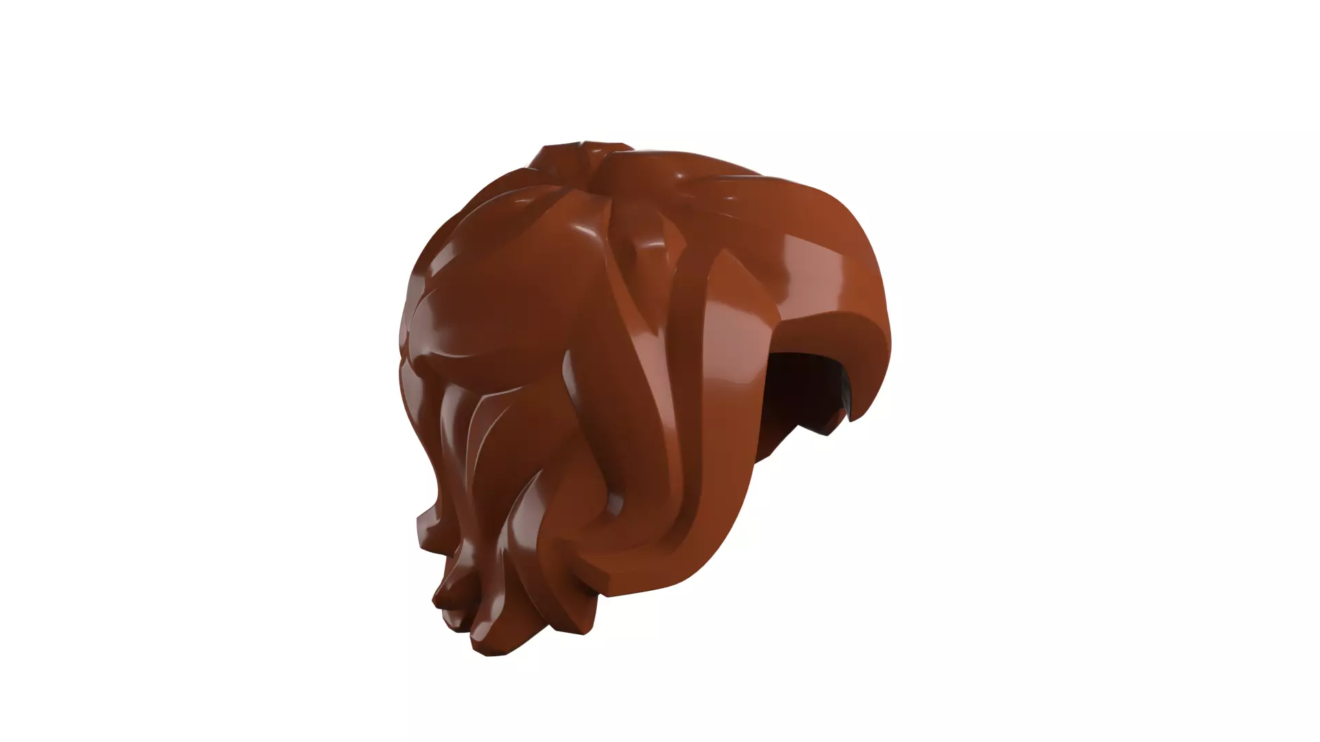 Custom3Dprint Minifigure Accessory - Minifigure Hair S2 - 073 3D print model_11