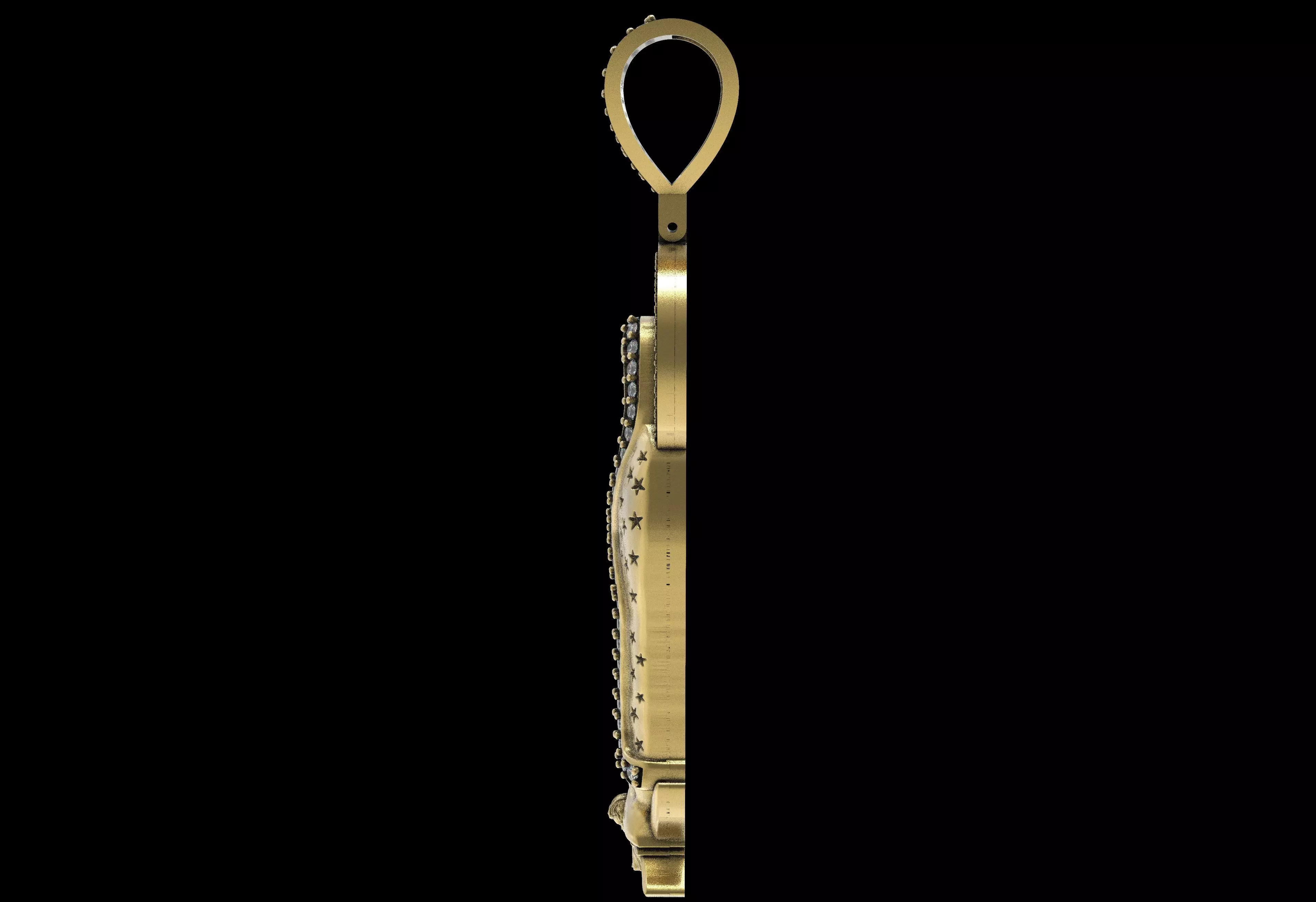 De Virgen De Guadalupe Pendant 3D print model_2