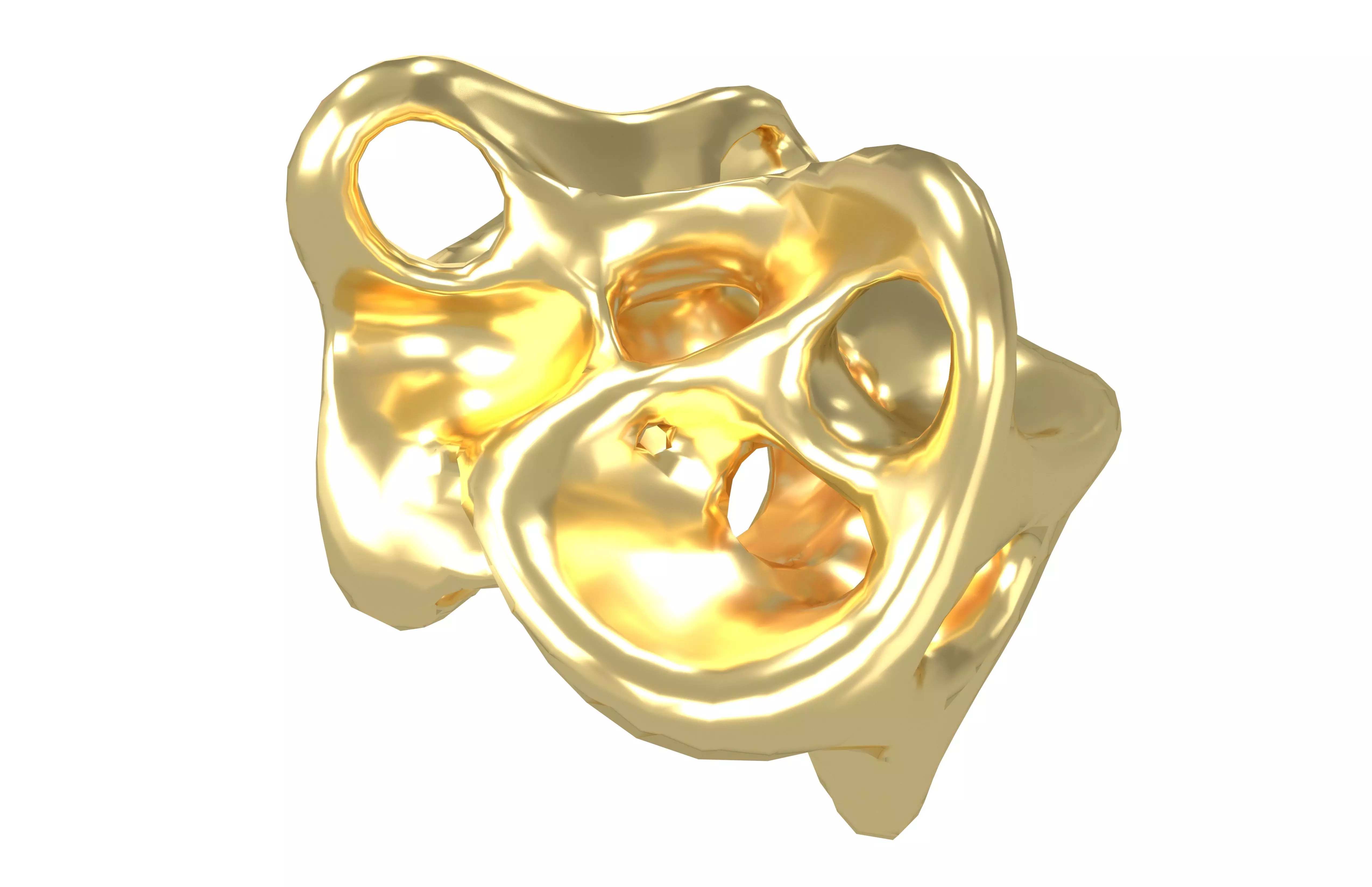 Abstract Shape v27 001 Low-poly 3D model_2