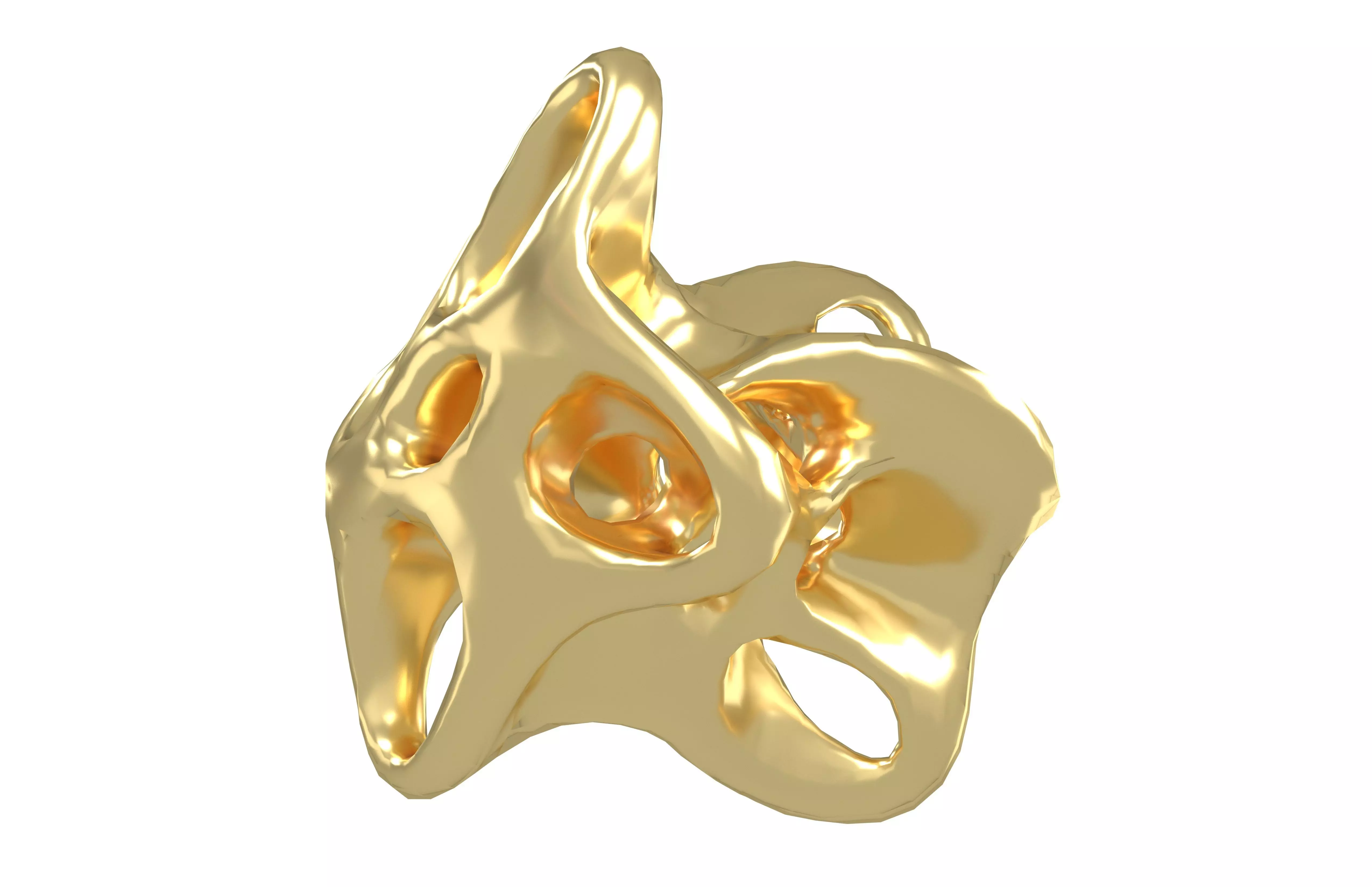 Abstract Shape v27 001 Low-poly 3D model_3