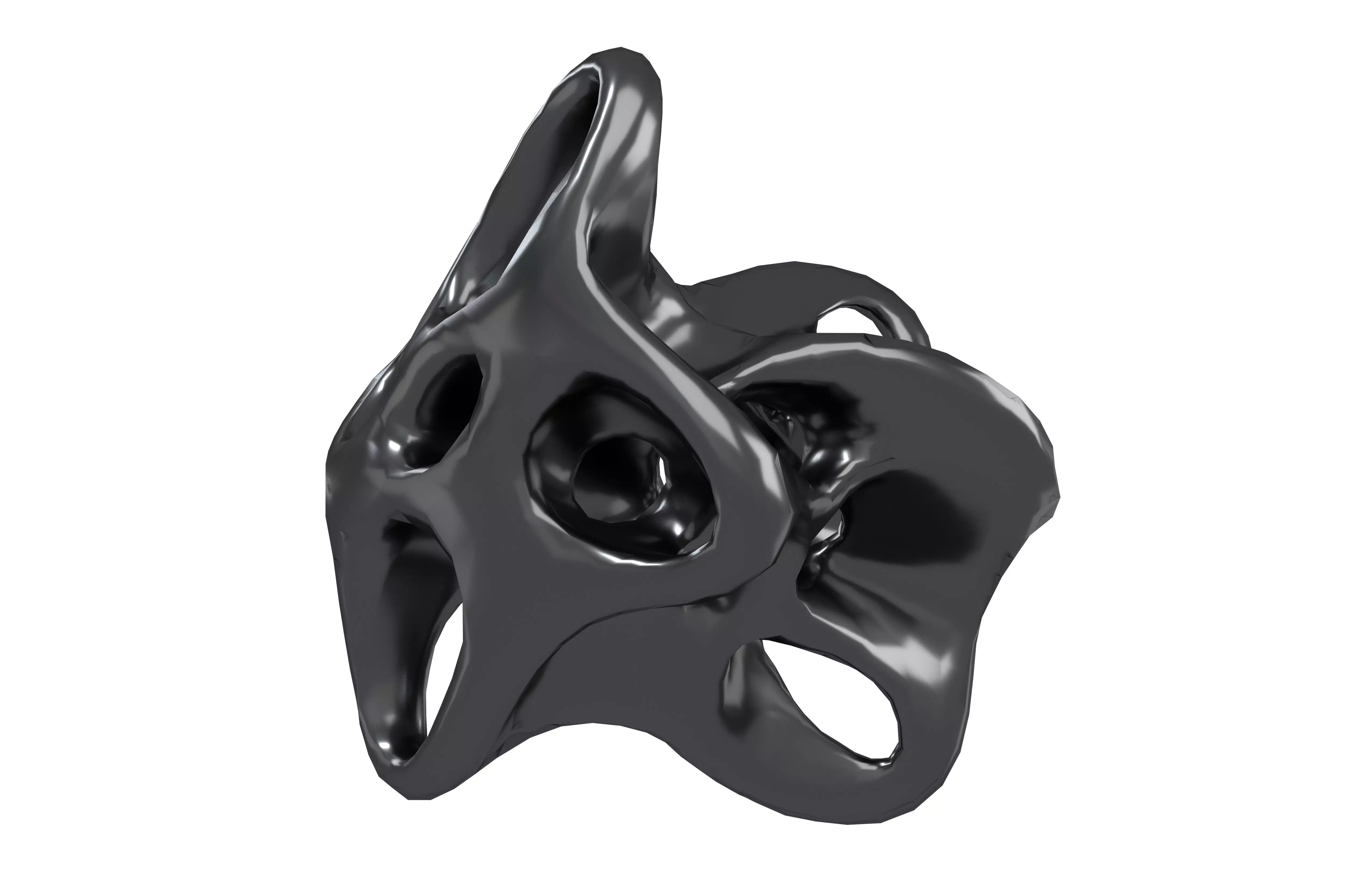 Abstract Shape v27 003 Low-poly 3D model_3