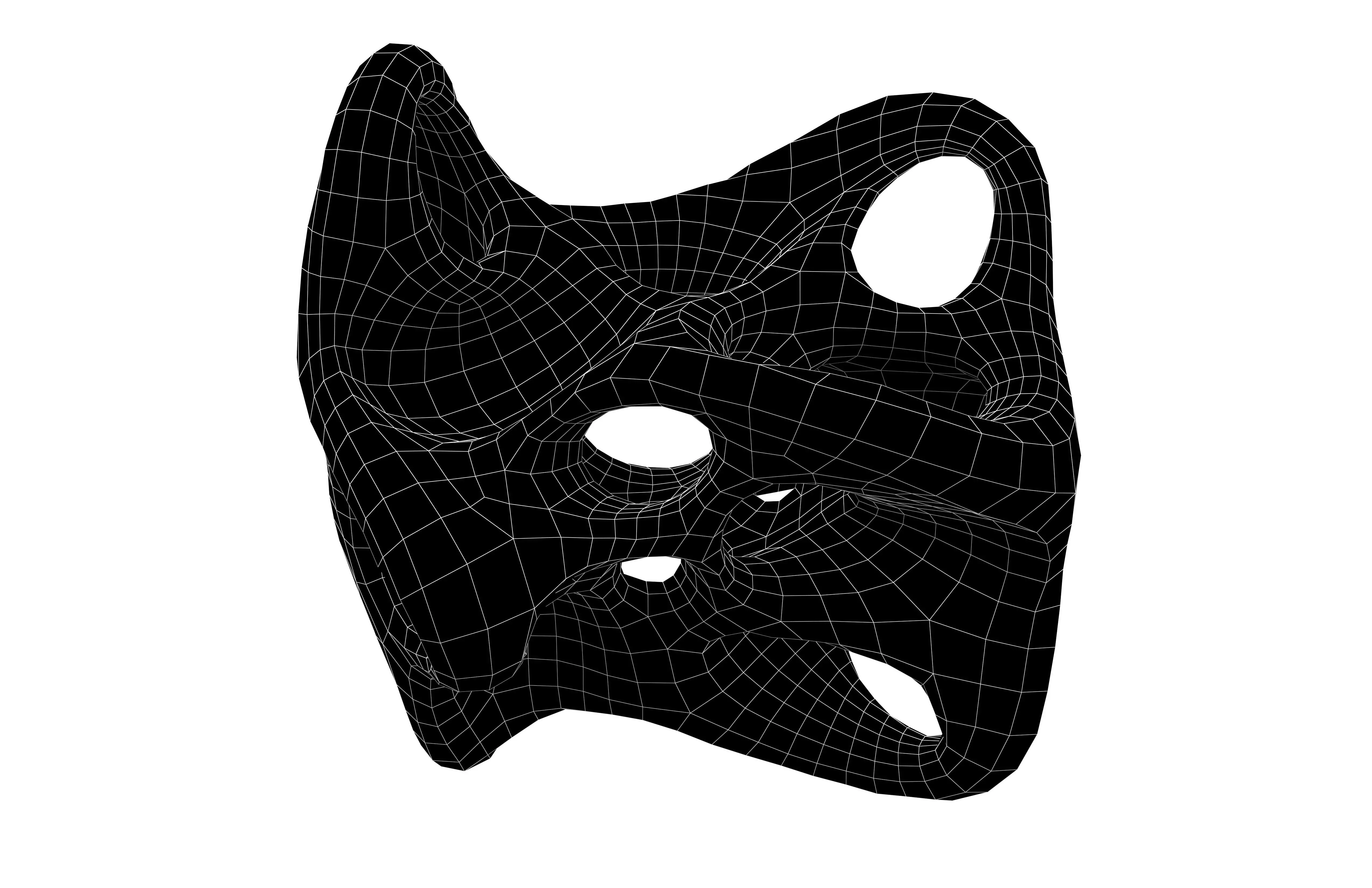 Abstract Shape v27 003 Low-poly 3D model_5