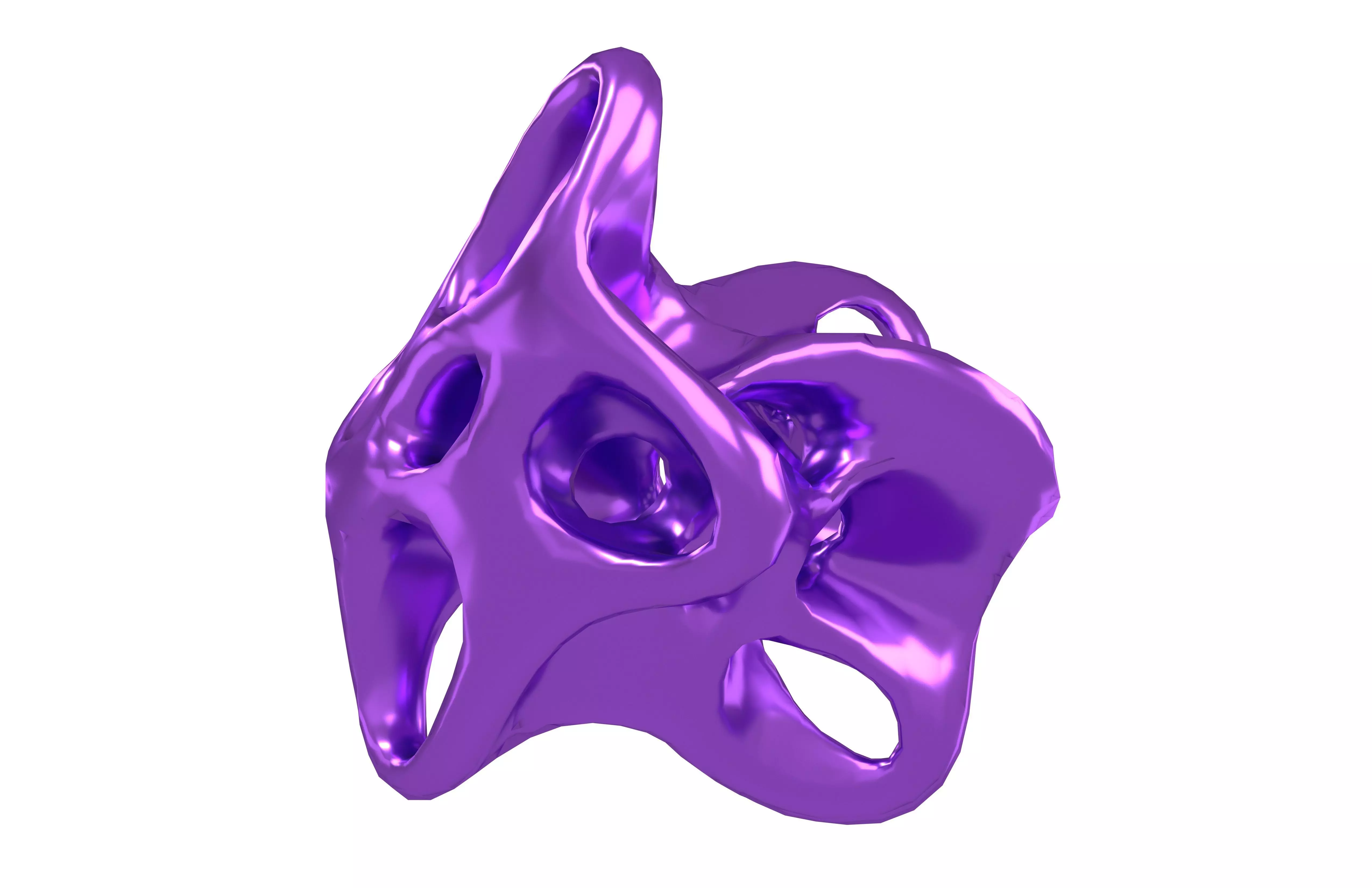 Abstract Shape v27 004 Low-poly 3D model_3
