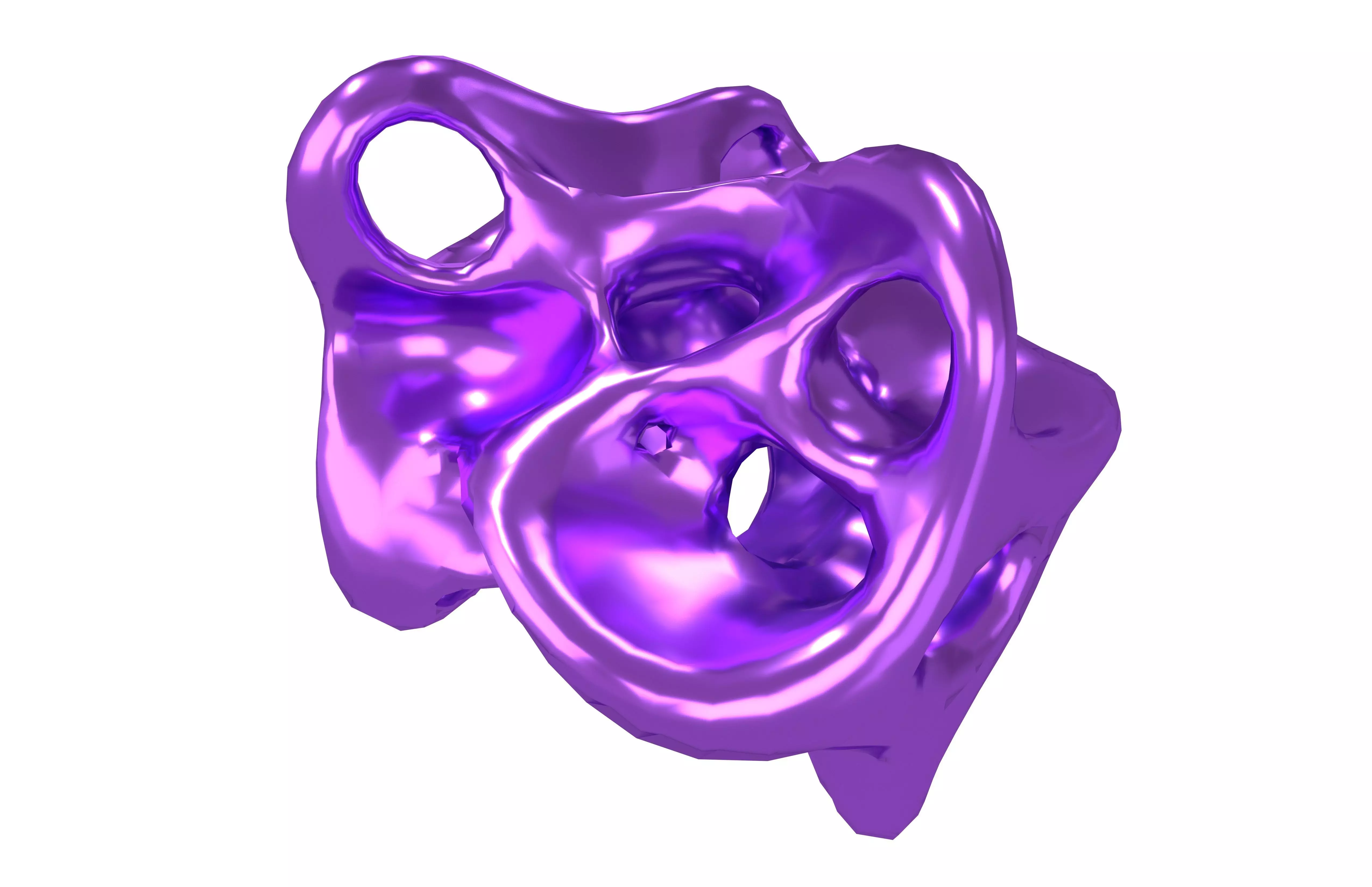 Abstract Shape v27 004 Low-poly 3D model_2