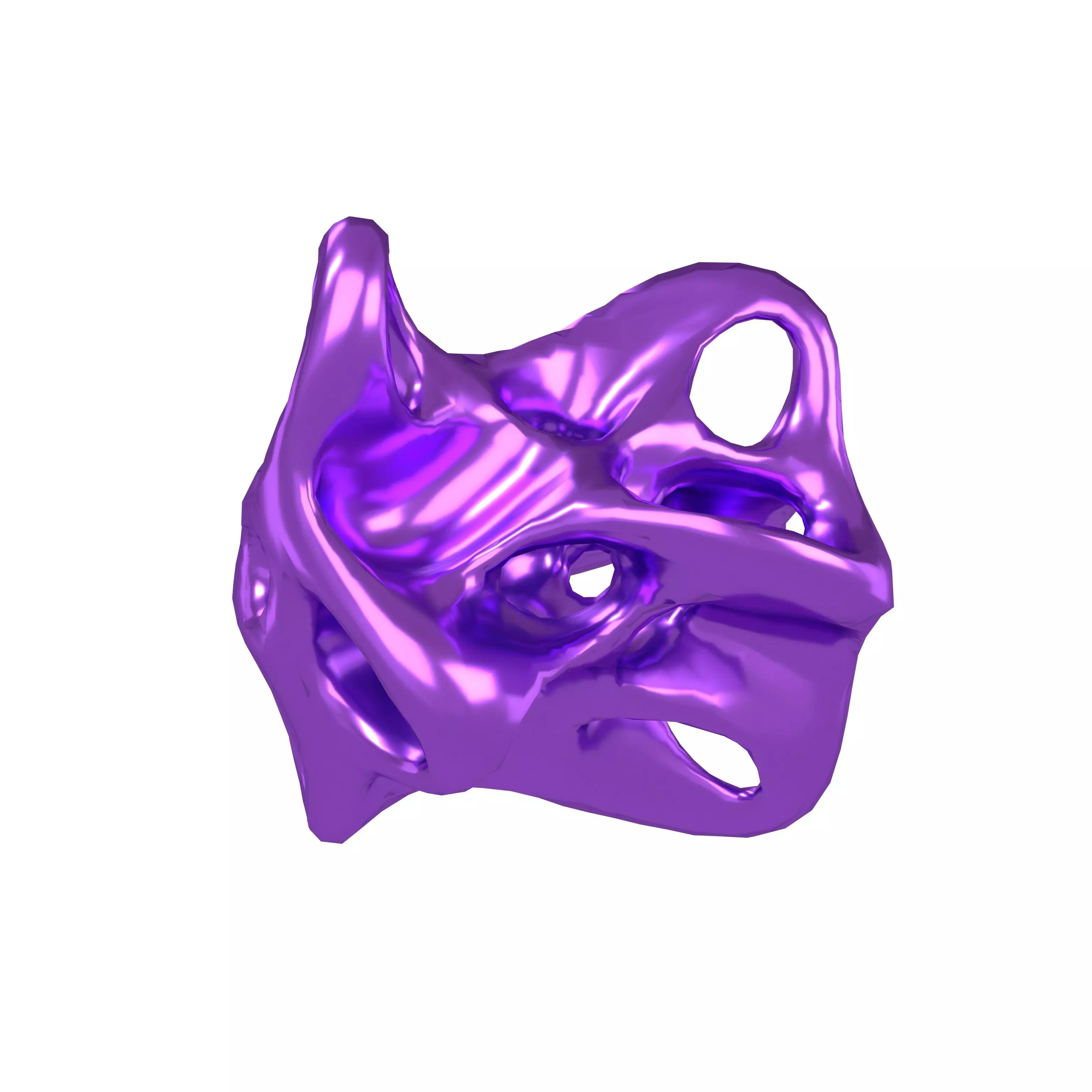Abstract Shape v27 004 Low-poly 3D model_0