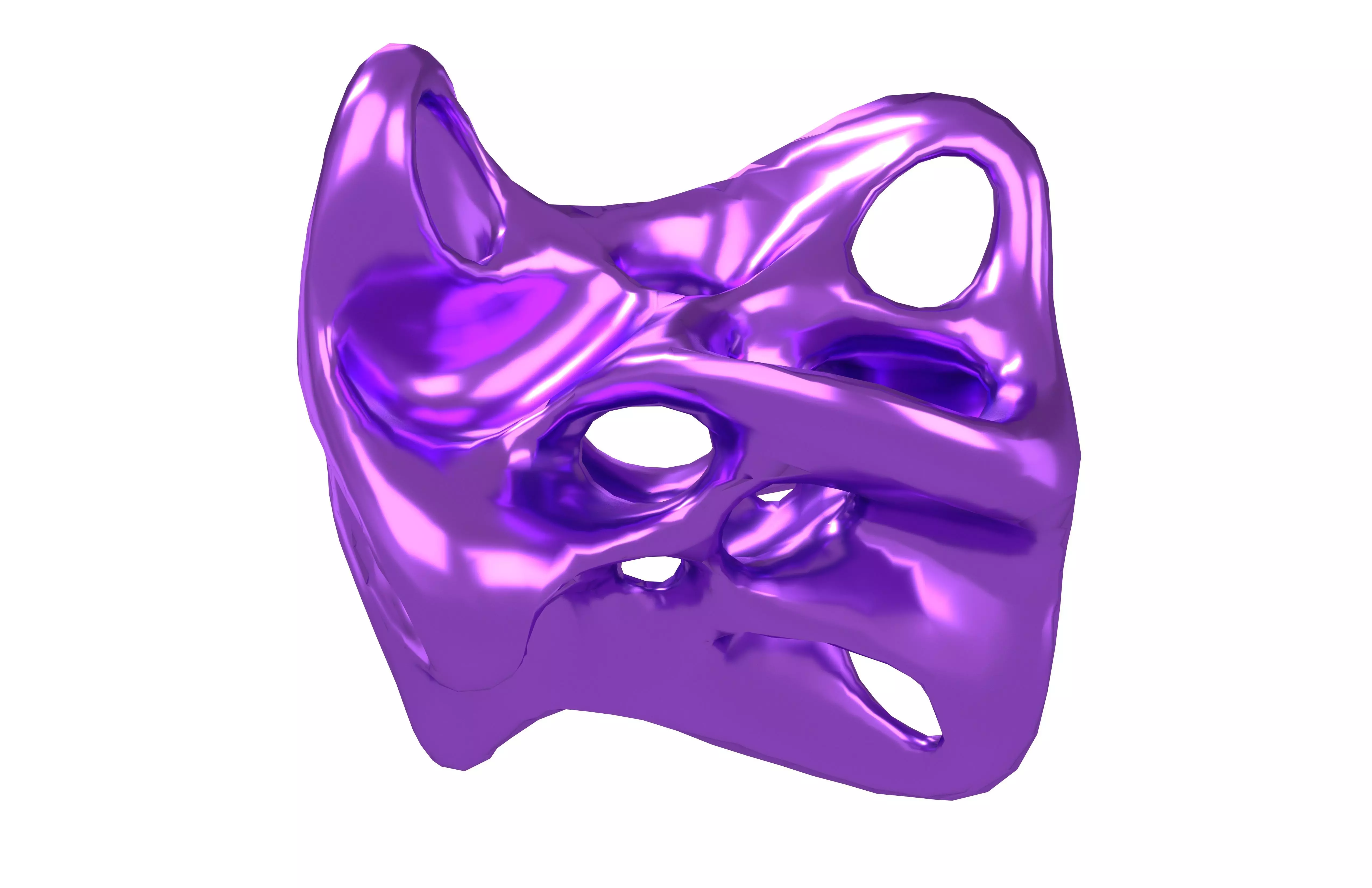 Abstract Shape v27 004 Low-poly 3D model_1