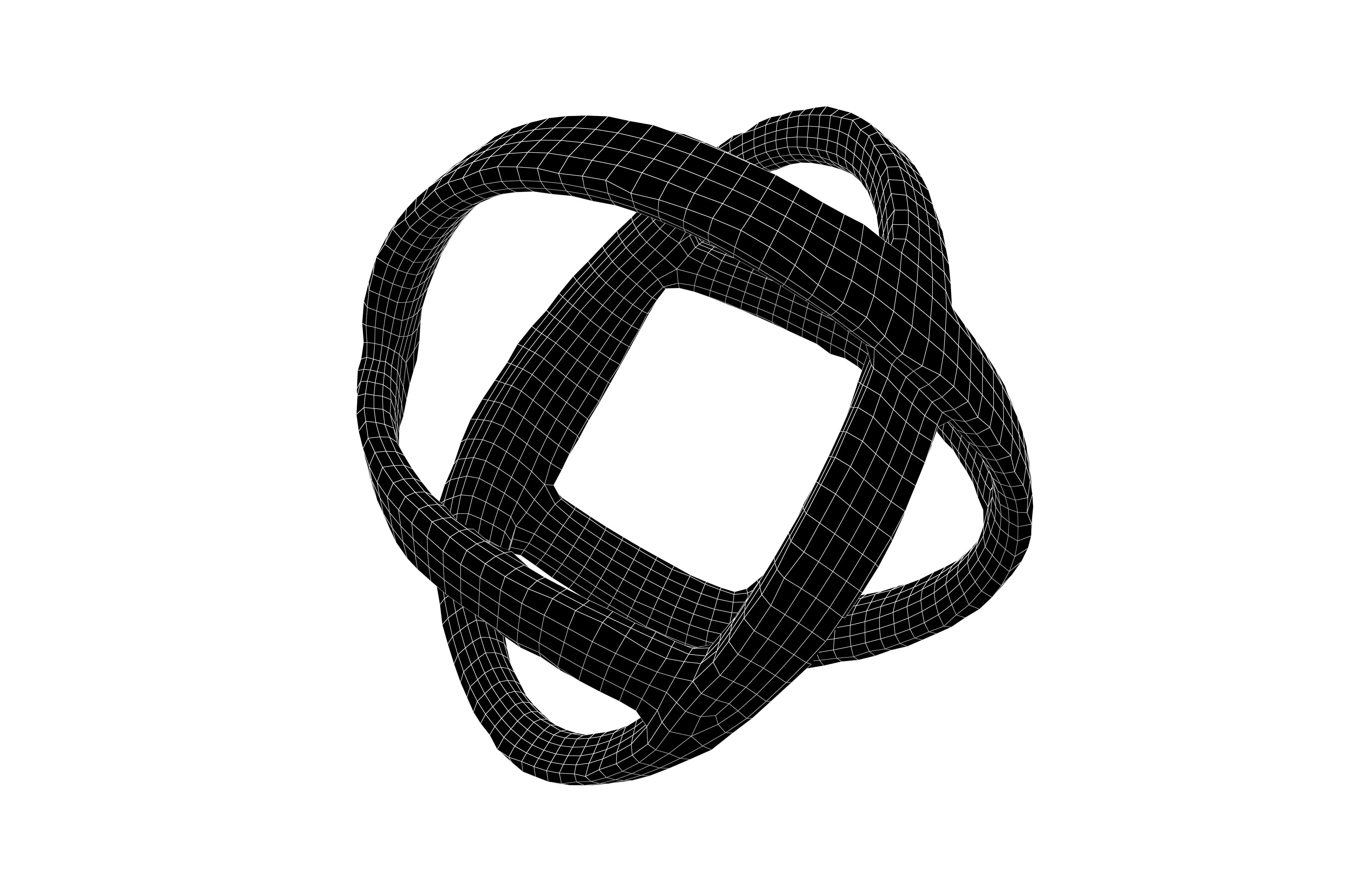 Abstract Shape v28 001 Low-poly 3D model_5