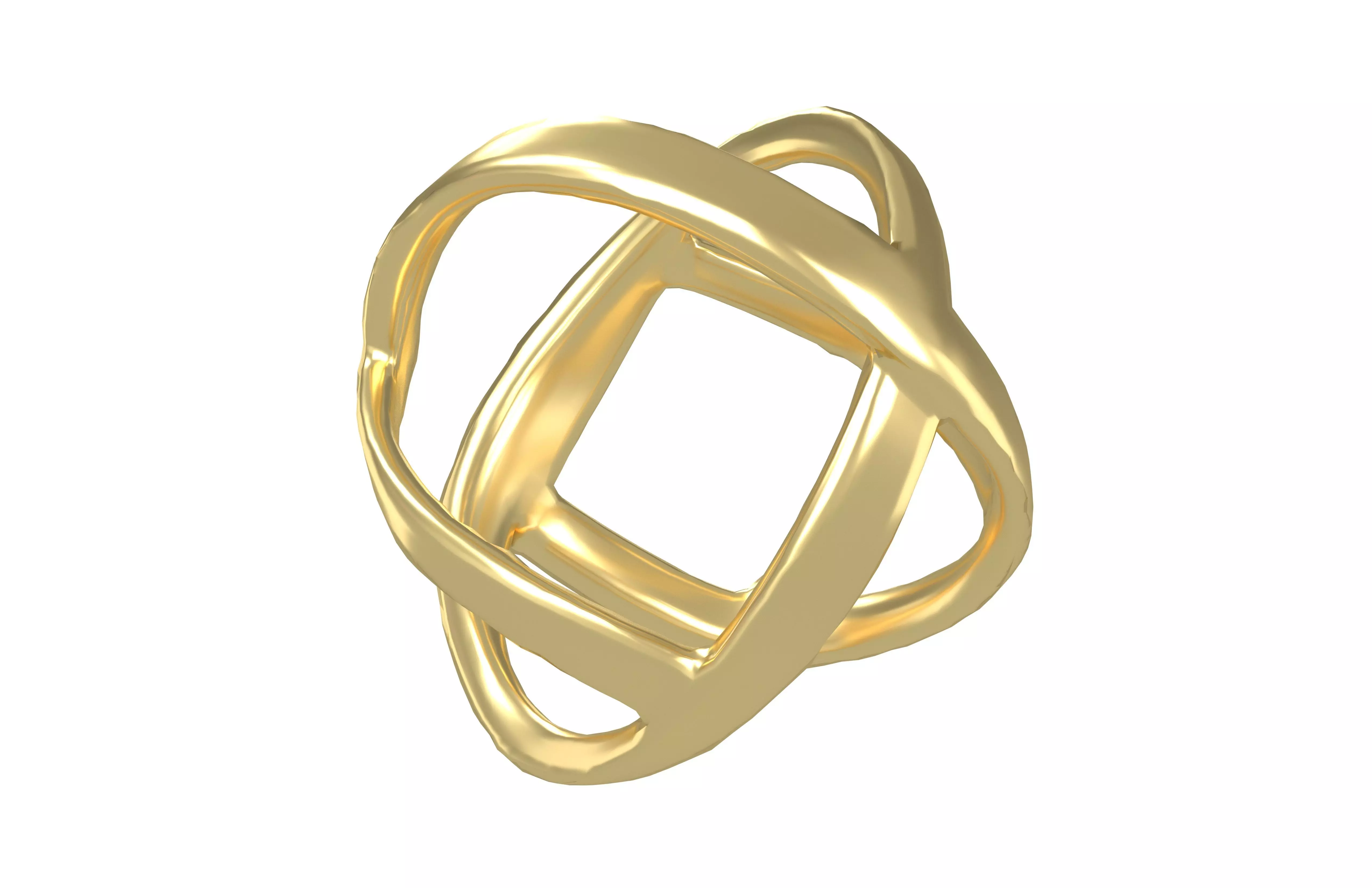 Abstract Shape v28 001 Low-poly 3D model_1