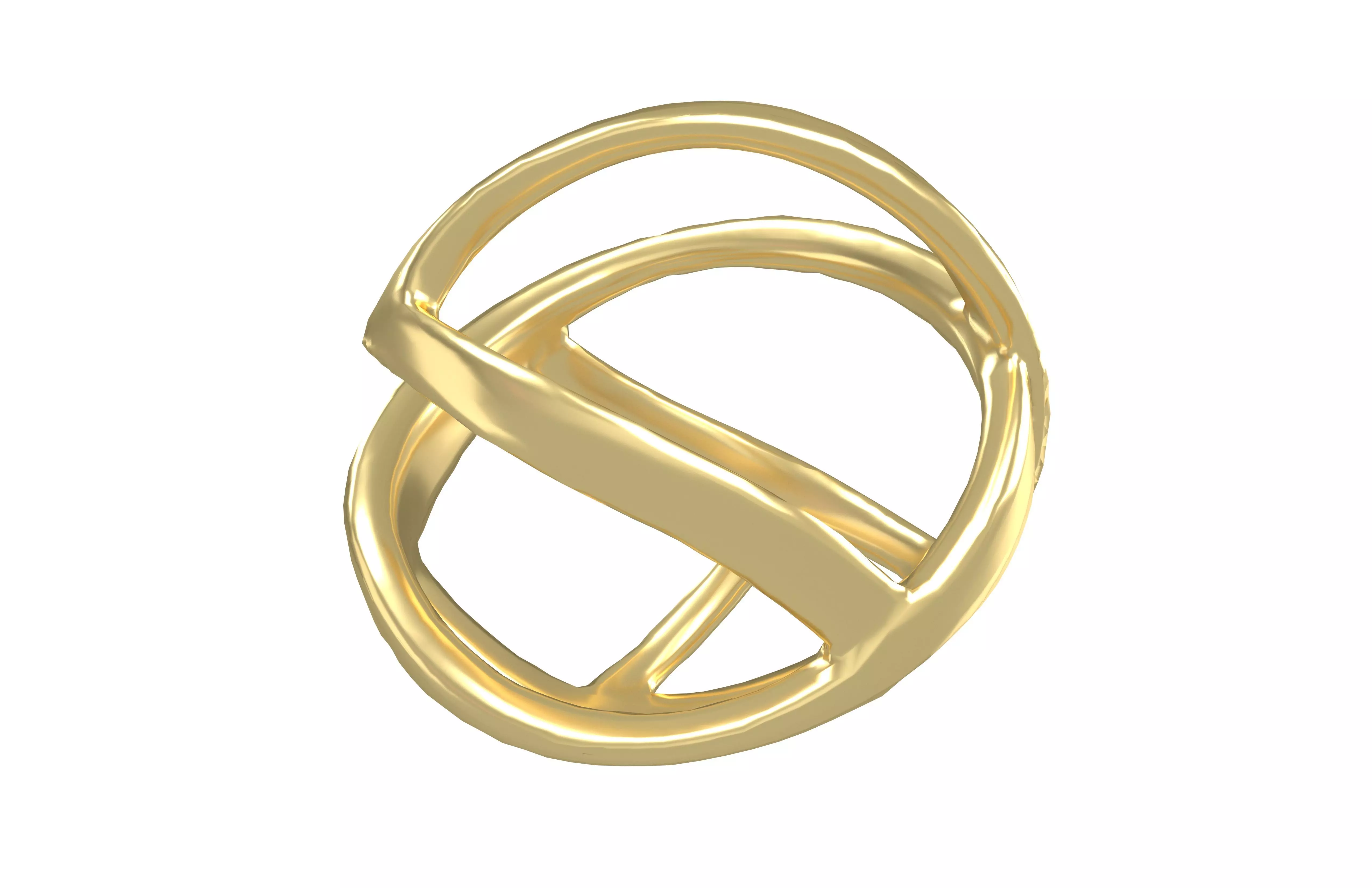 Abstract Shape v28 001 Low-poly 3D model_3