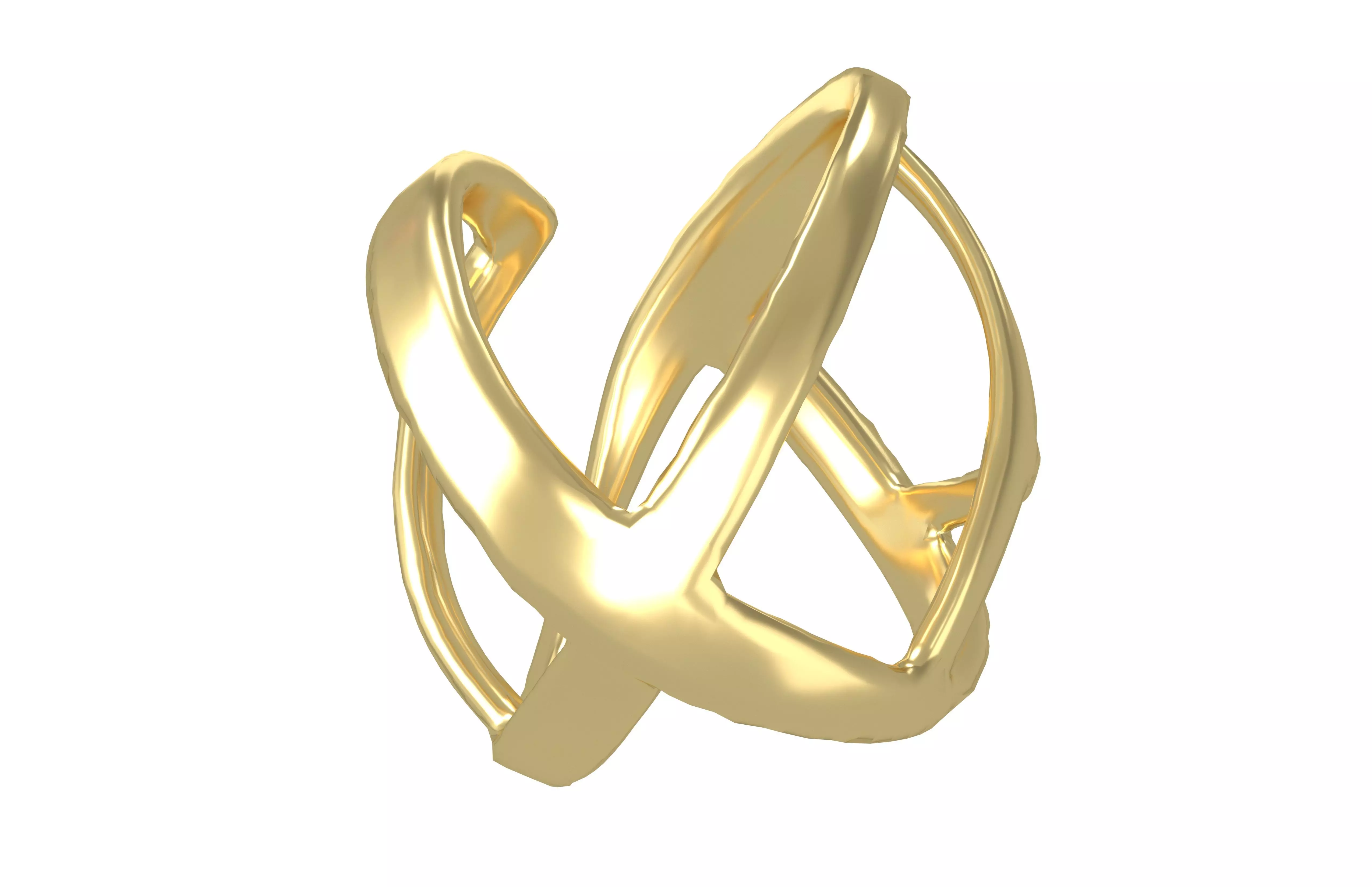 Abstract Shape v28 001 Low-poly 3D model_2