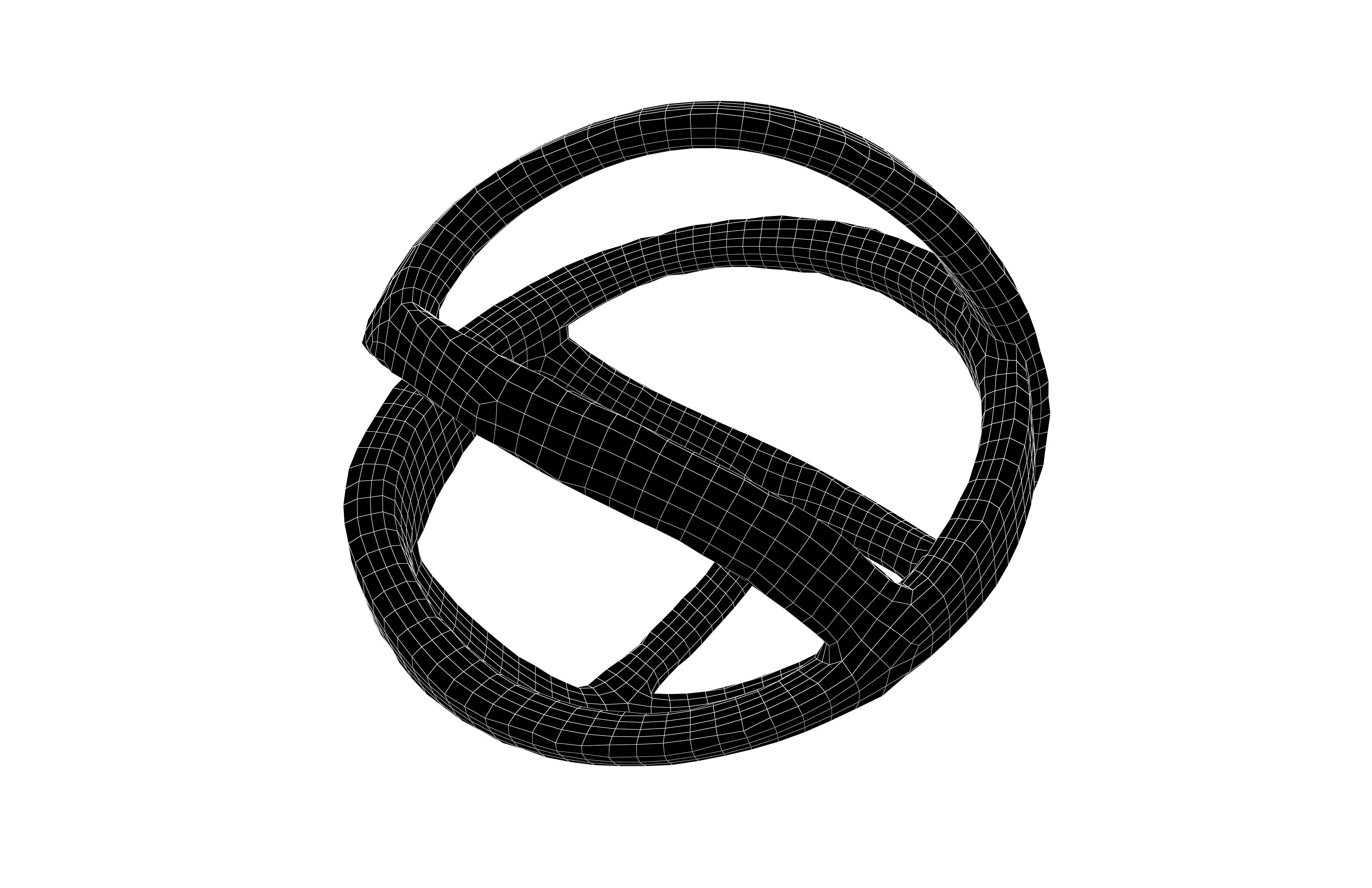 Abstract Shape v28 001 Low-poly 3D model_7