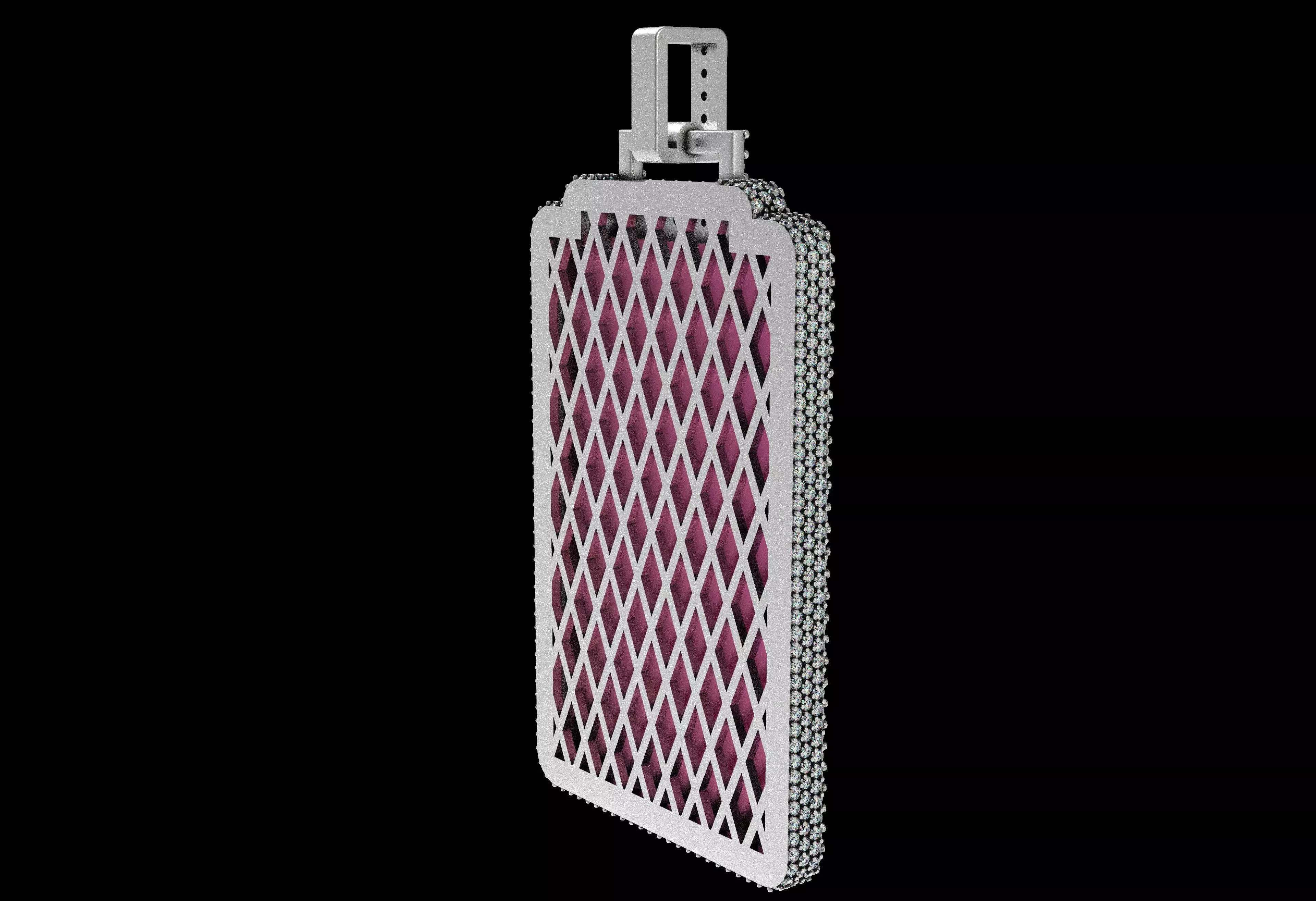 LA FORZA Tarot Card Enamel Pendants 3D print model_9