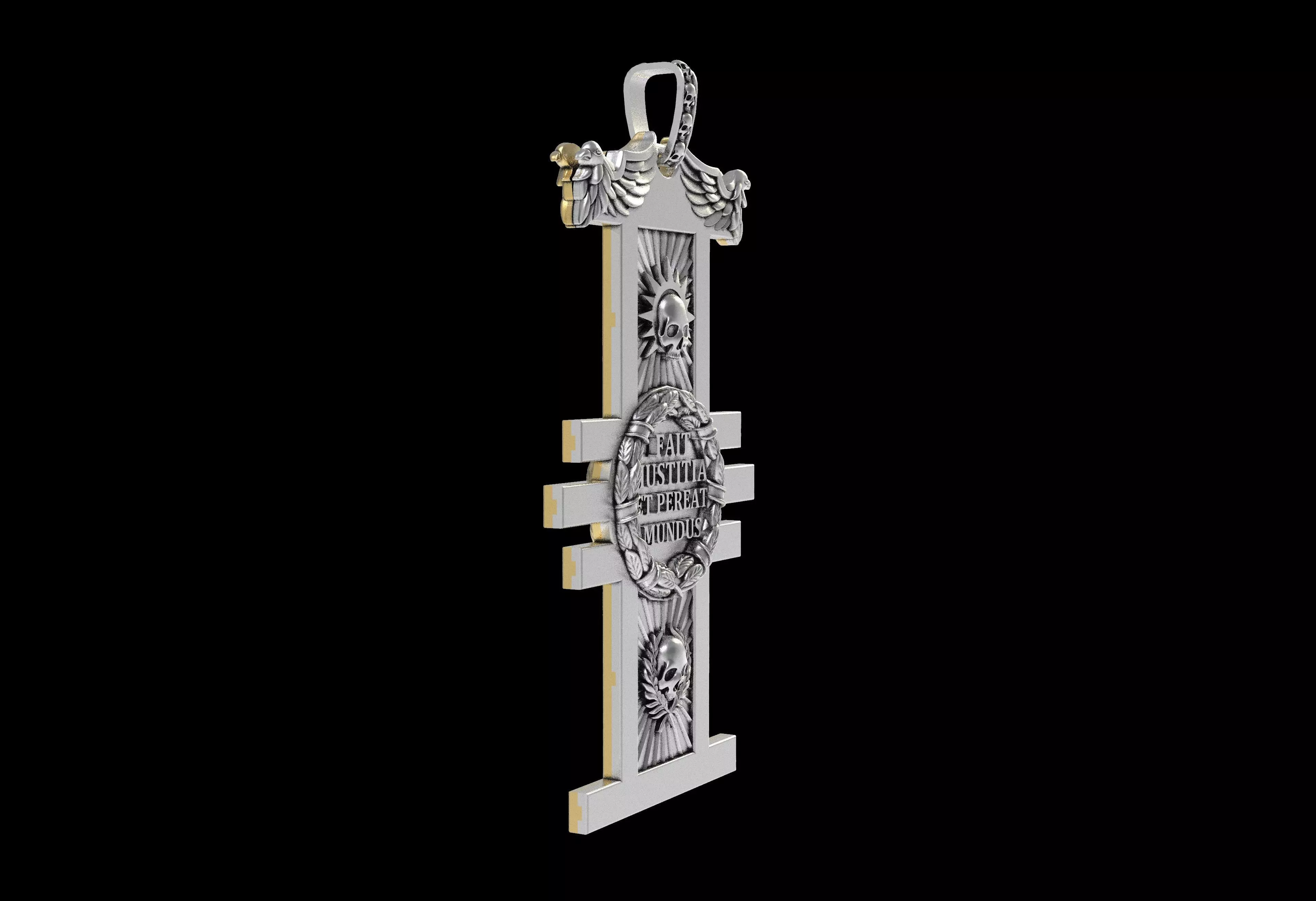 Mimir Forge Pendant 3D print model_3