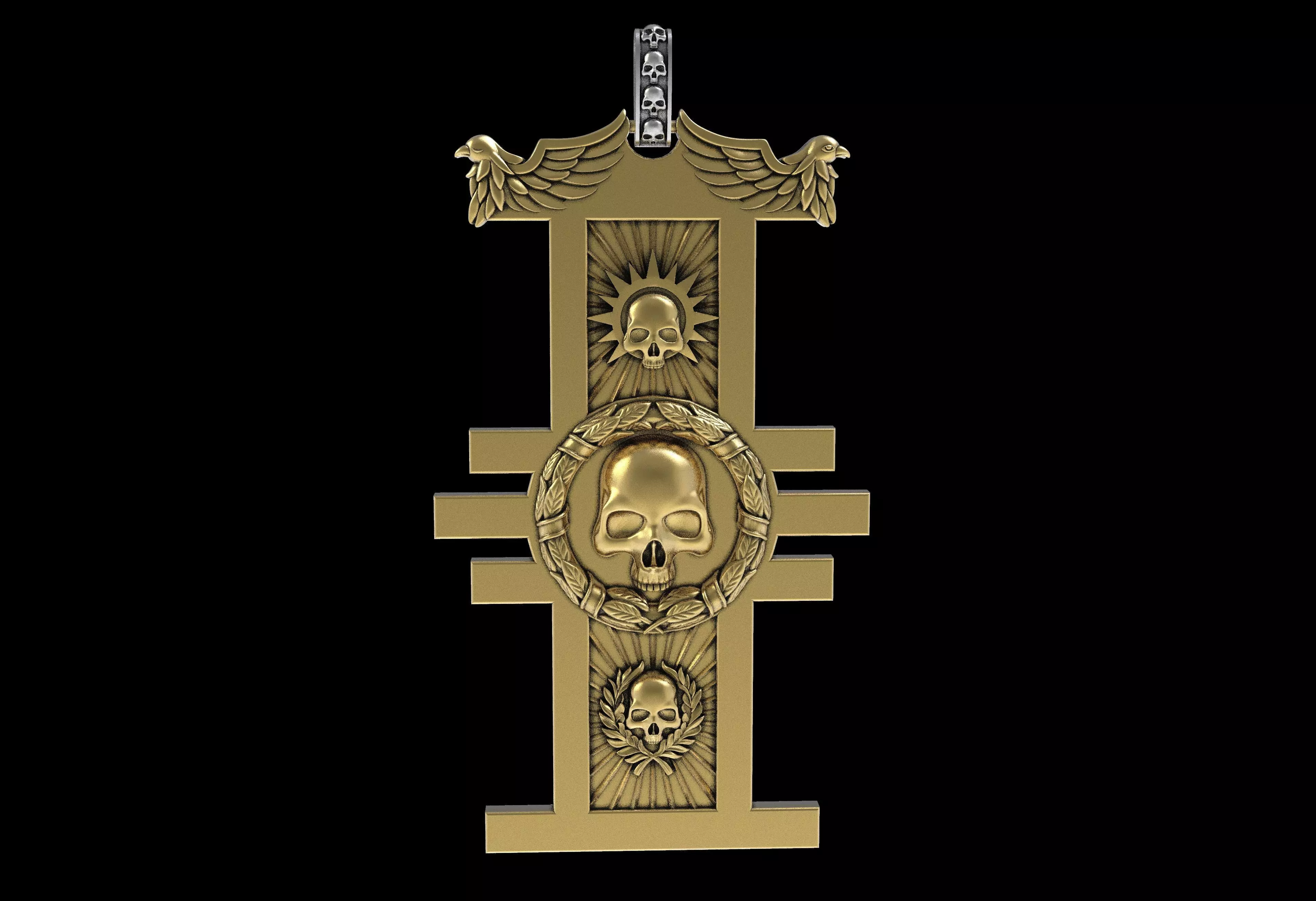 Mimir Forge Pendant 3D print model_0