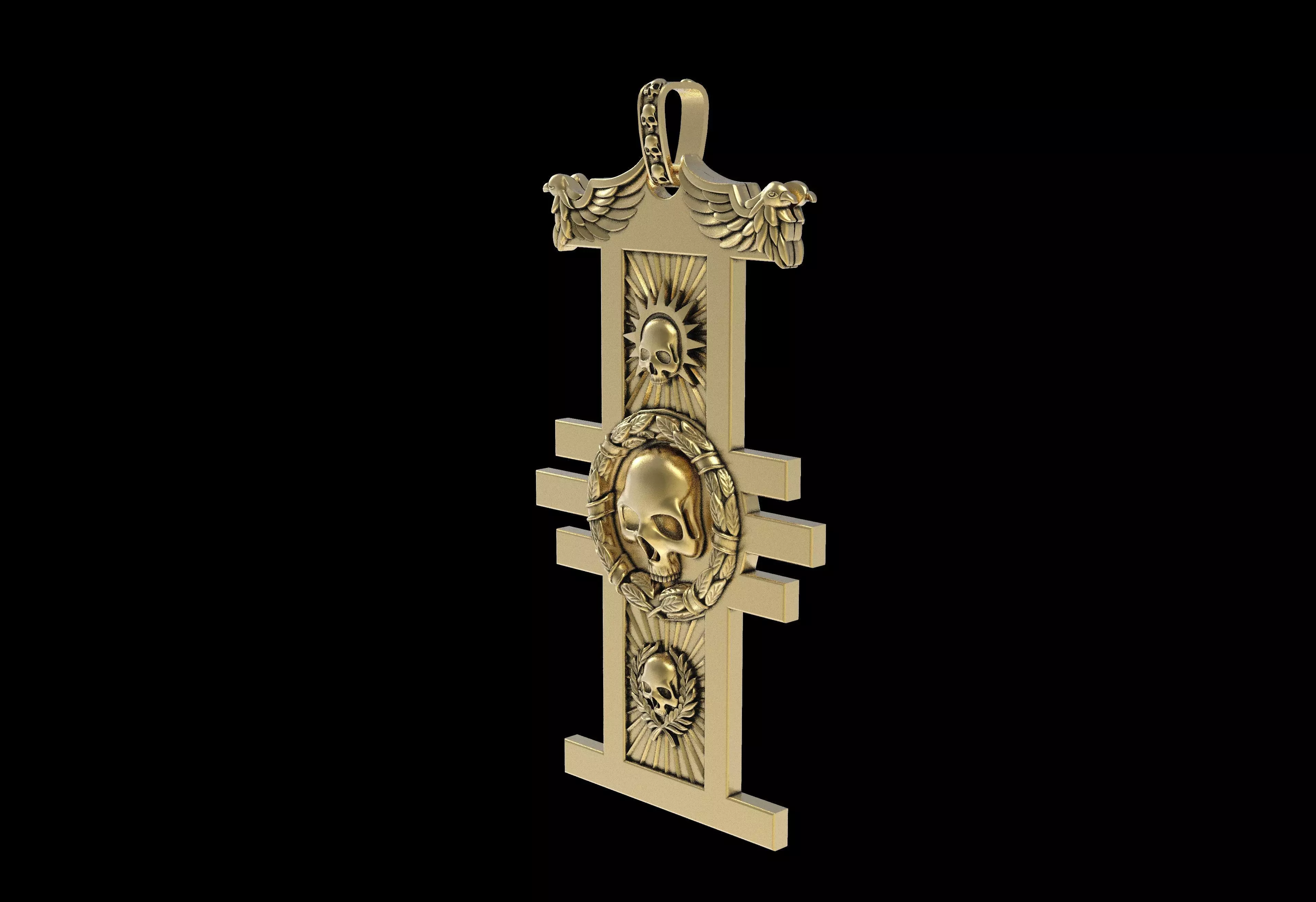 Mimir Forge Pendant 3D print model_13