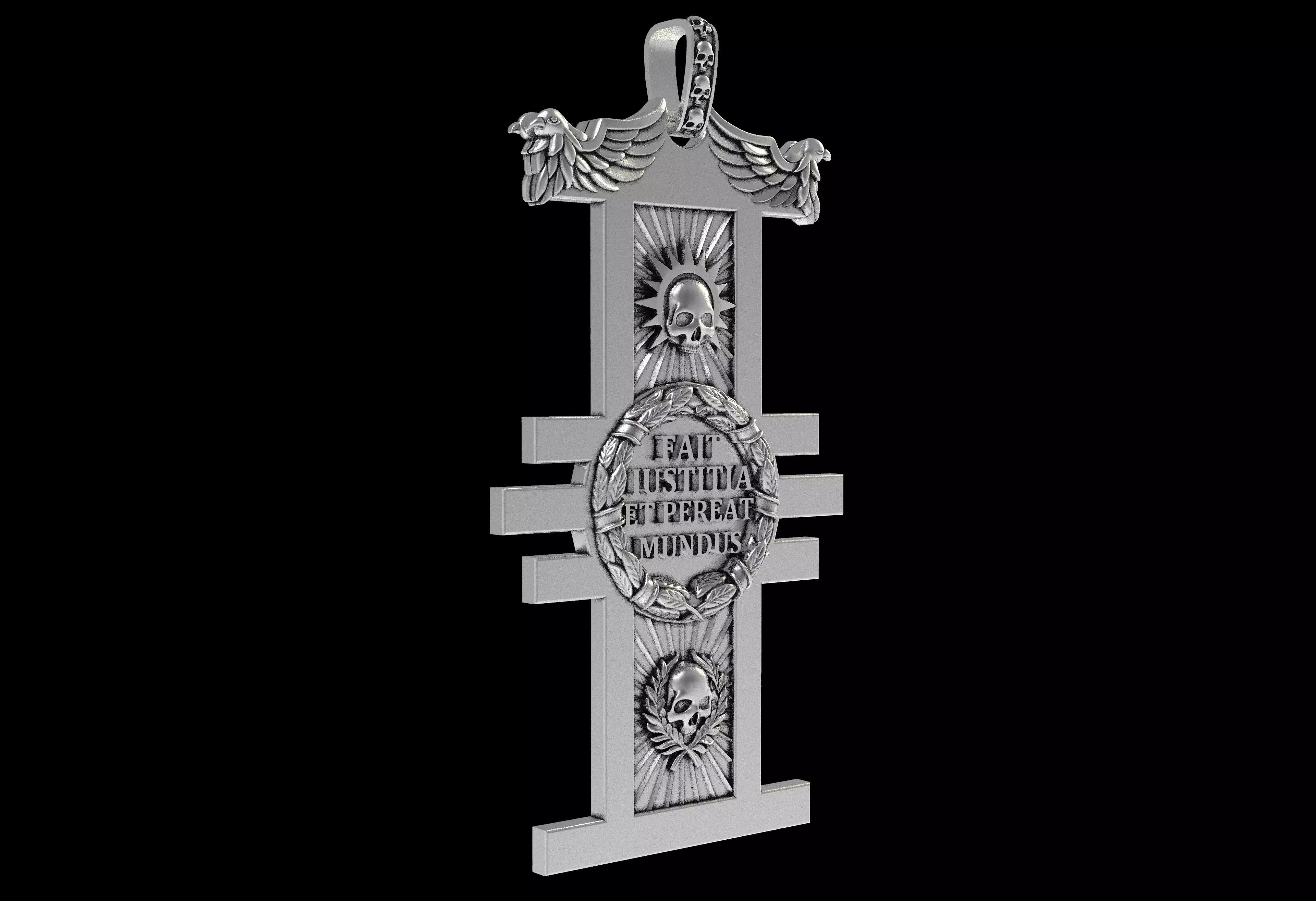 Mimir Forge Pendant 3D print model_20