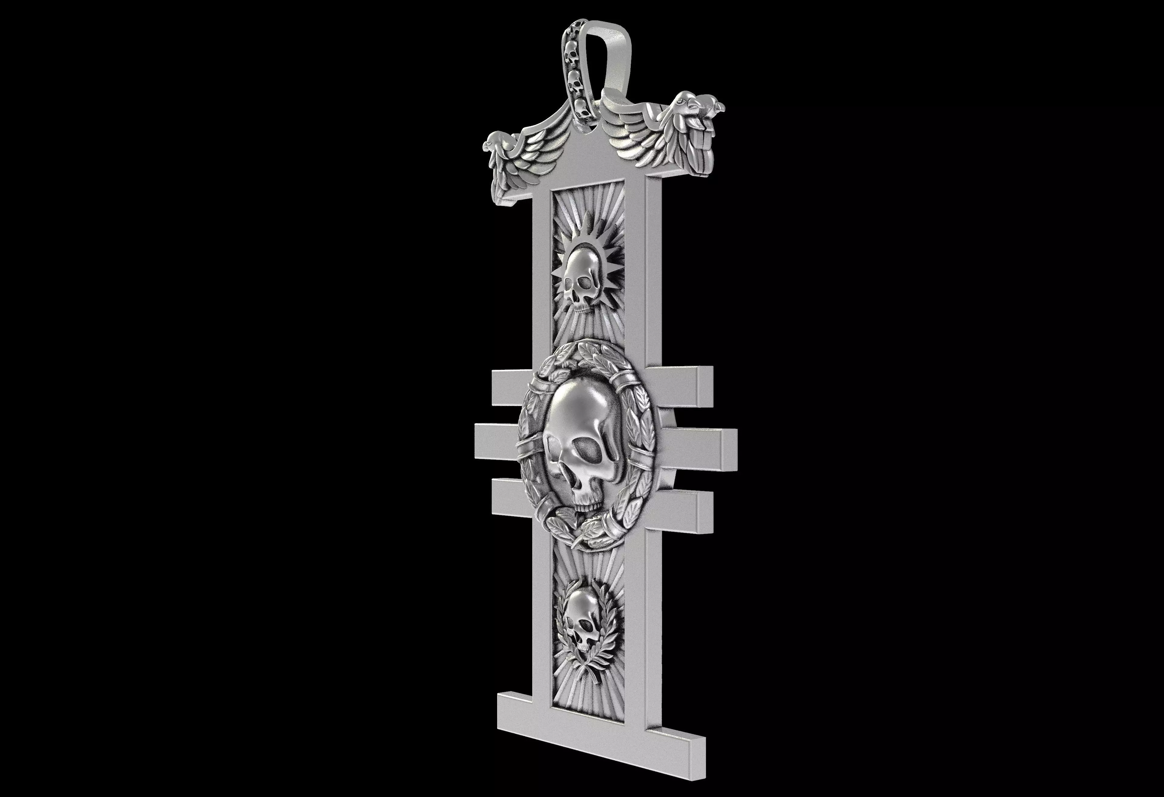 Mimir Forge Pendant 3D print model_18