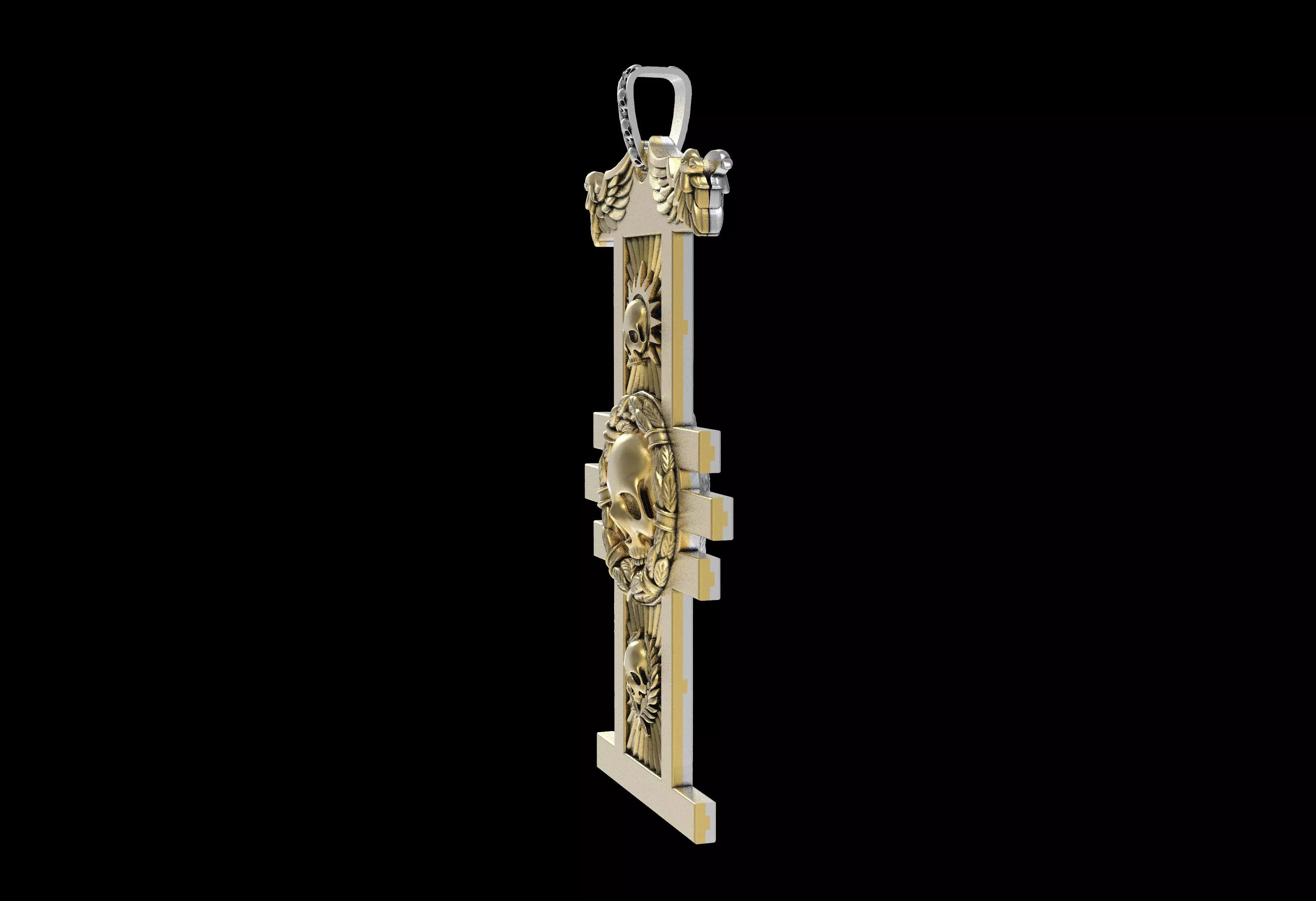 Mimir Forge Pendant 3D print model_1