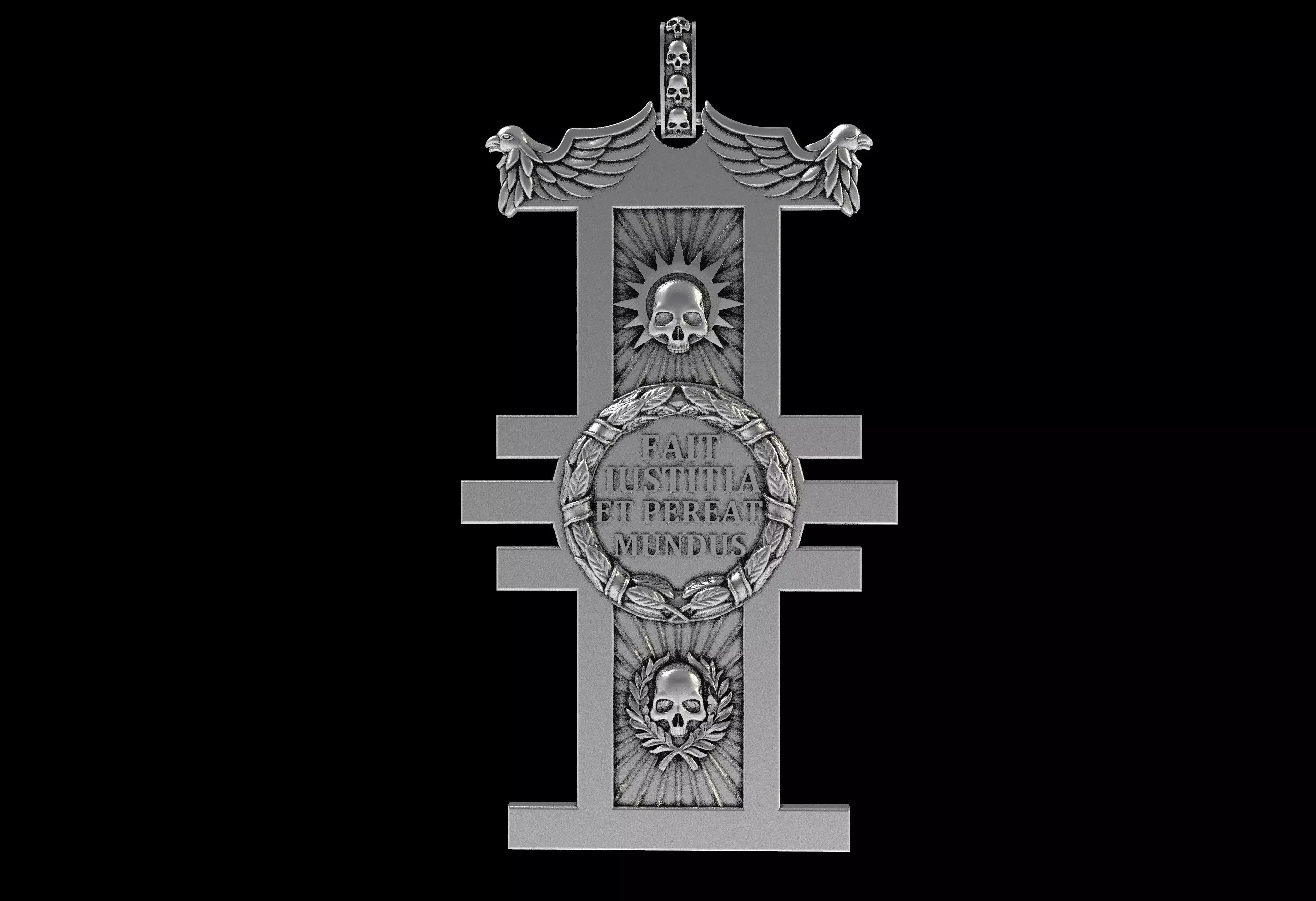 Mimir Forge Pendant 3D print model_21