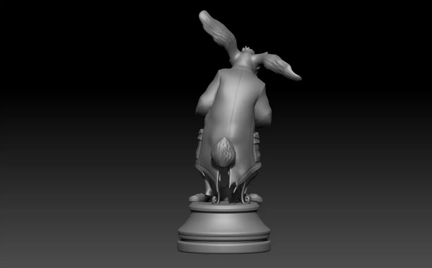 Printed Wonderland chess set 3D print model_12