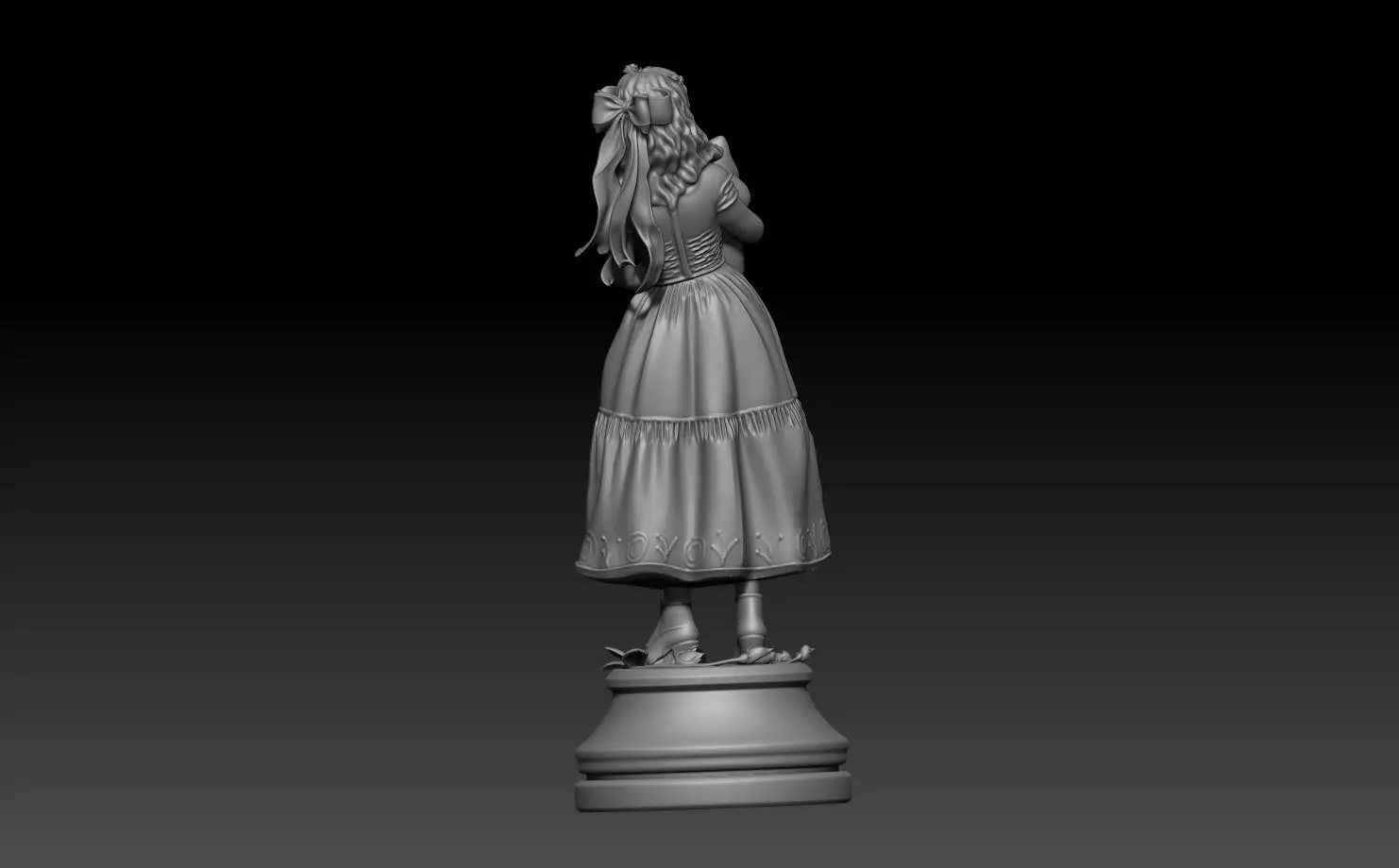 Printed Wonderland chess set 3D print model_8